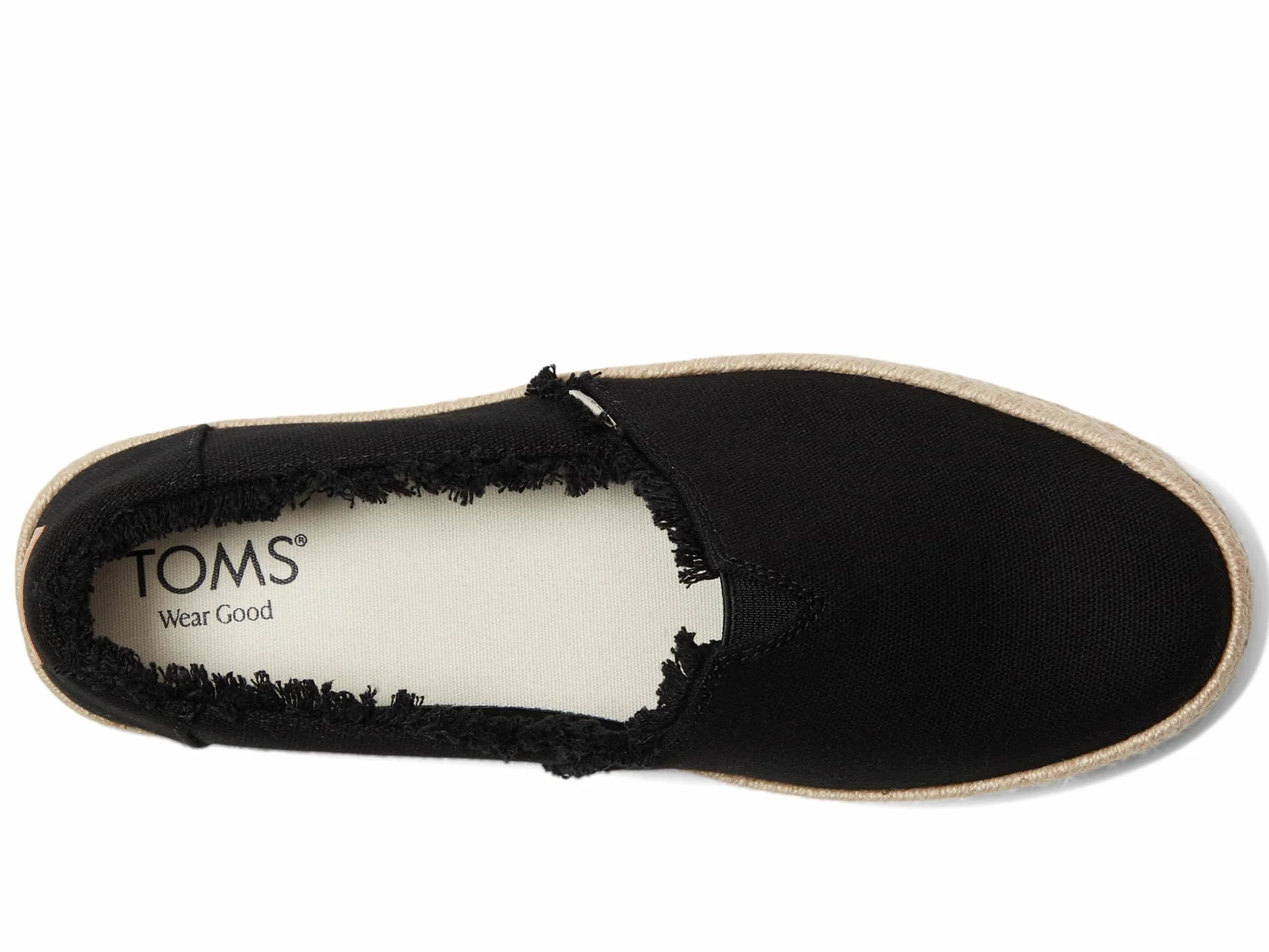 TOMS Valencia Damskie buty na platformie wsuwane