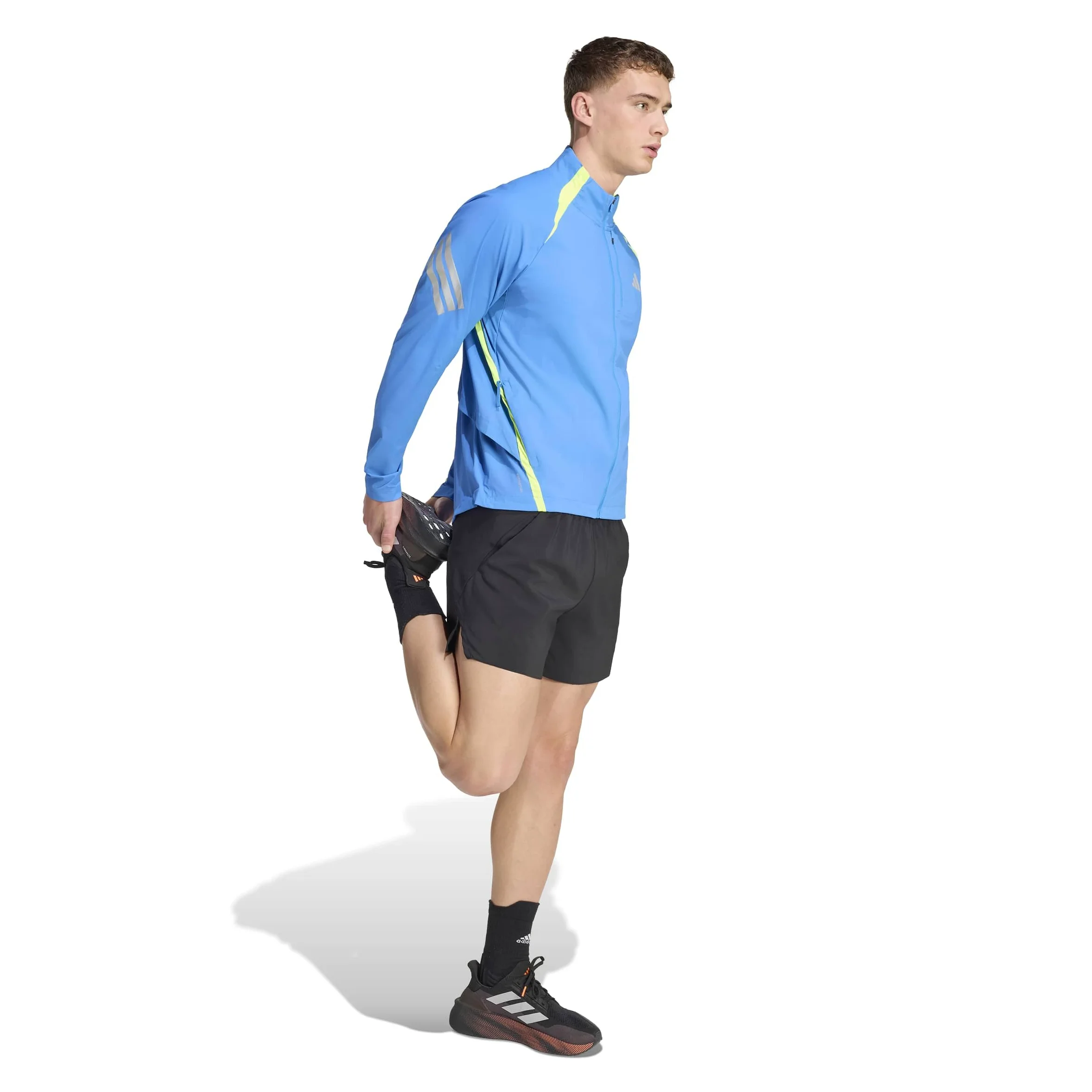adidas heren ADI365 Running Iconic Formotion Jacket, ray blue, L