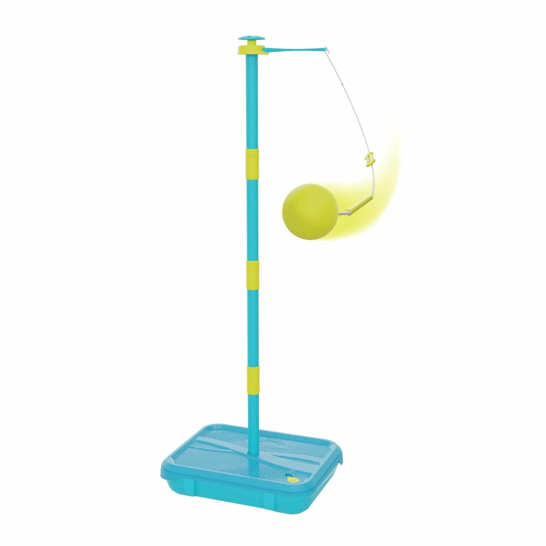 Early Fun All Surface Junior Swingball Set, dla dzieci w wieku 3+, wprowadzenie do Swingball, piankowej piłki i małych nietoperzy, nieplączący się górny spinner, podstawa na całej powierzchni,