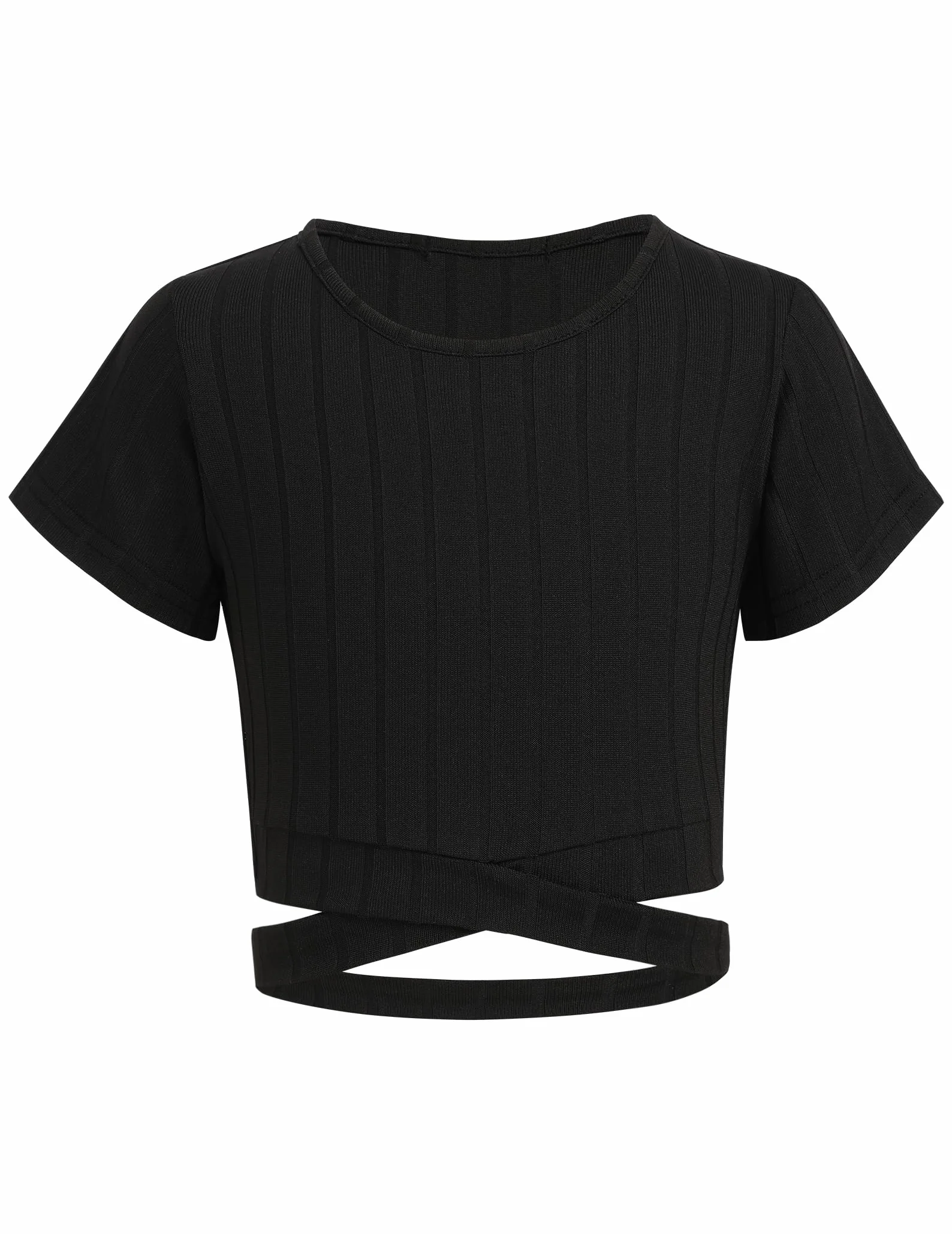 Arshiner Dziewczęcy T-shirt krótki dziecięcy na lato dla dziewczynek 8-15 lat
