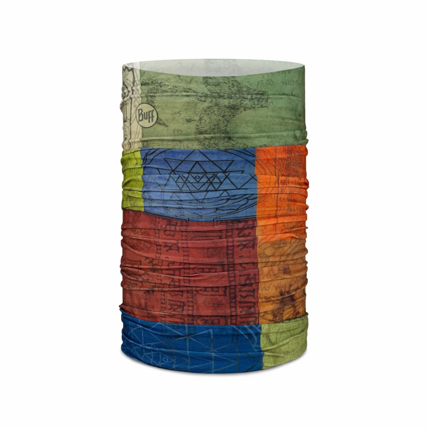 BUFF®| Komin Original Ecostretch Szalik, tubularny, wielofunkcyjny, na szyję i głowę, bieganie, chodzenie, wędrówki, zrównoważony, lekki Chłopiec Dziewczynka