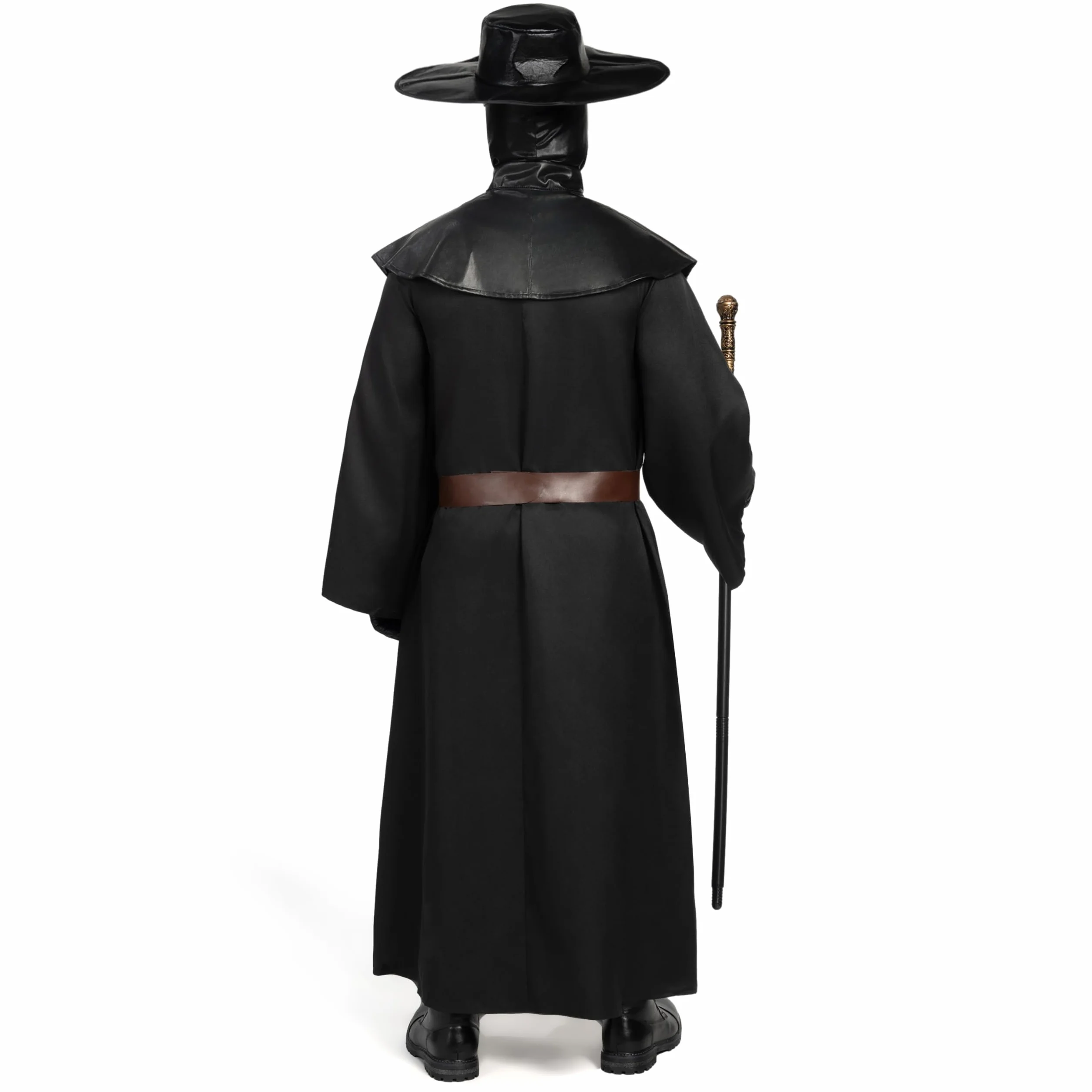 Spooktacular Creations Męski kostium lekarza zarazy z kapeluszem i maską