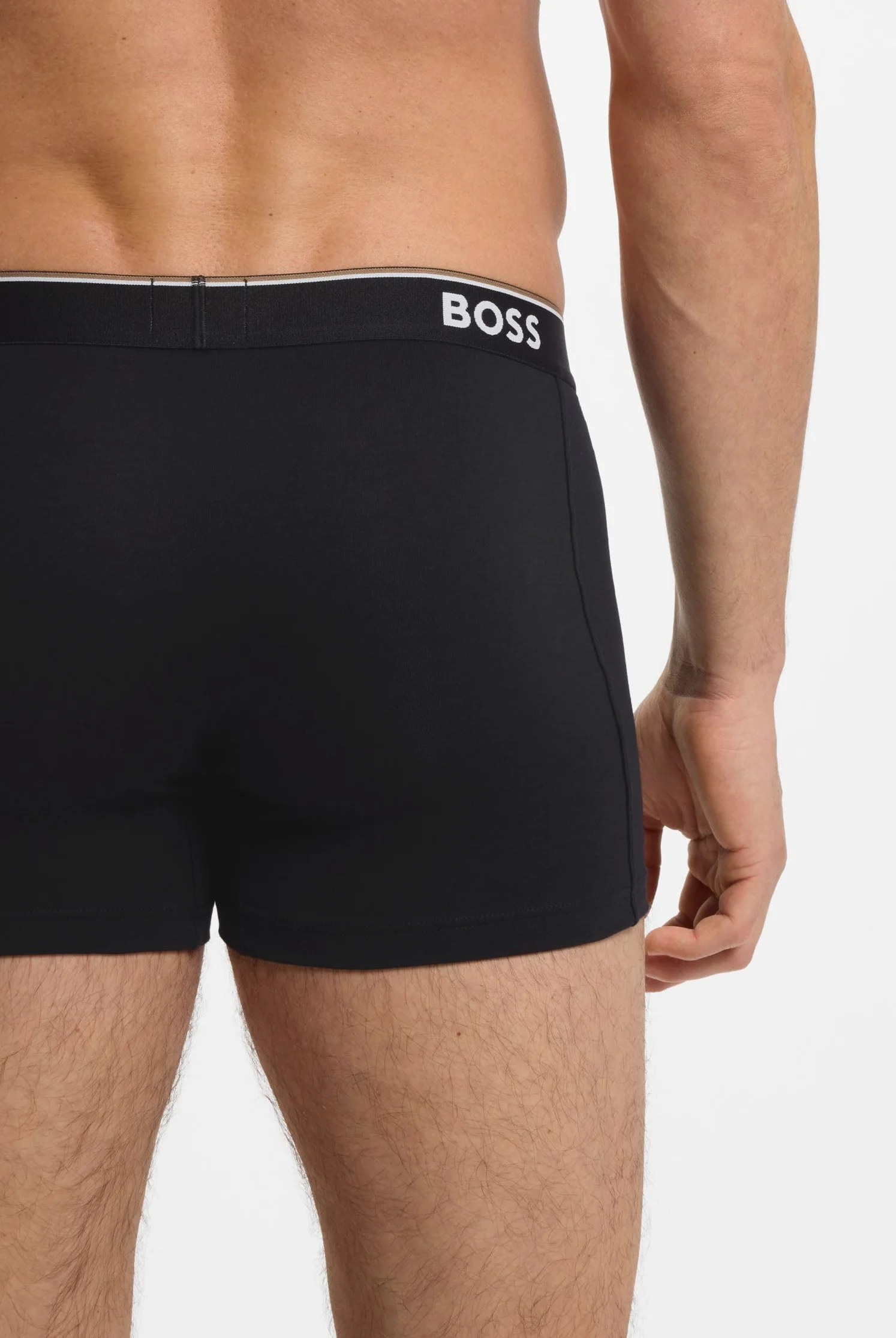 Hugo Boss Mężczyźni Power Bokserki, Czarny, L