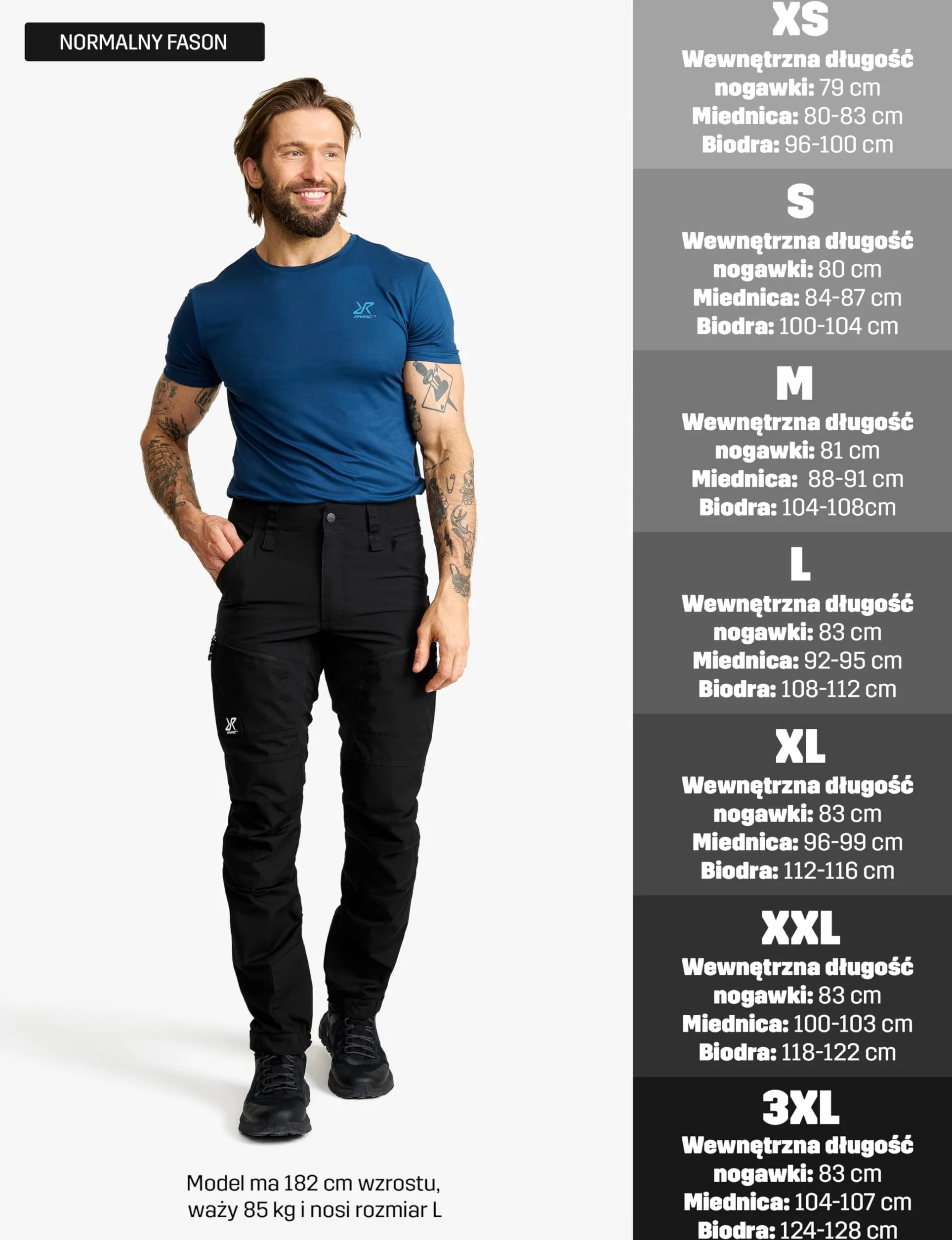 RevolutionRace RVRC GP Pro Pants Męskie Spodnie Turystyczne Outdoor