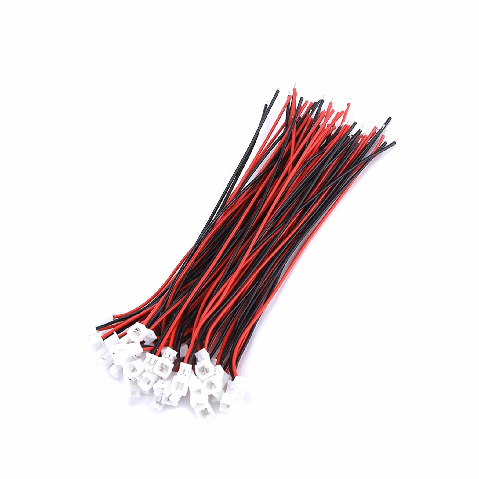 Złącze Micro 1,25 mm Zestaw 20 sztuk 2-stykowe i 3-stykowe z drutem do płytki PCB 100mm Męskie i Żeńskie Kable do łączenia elektroniki