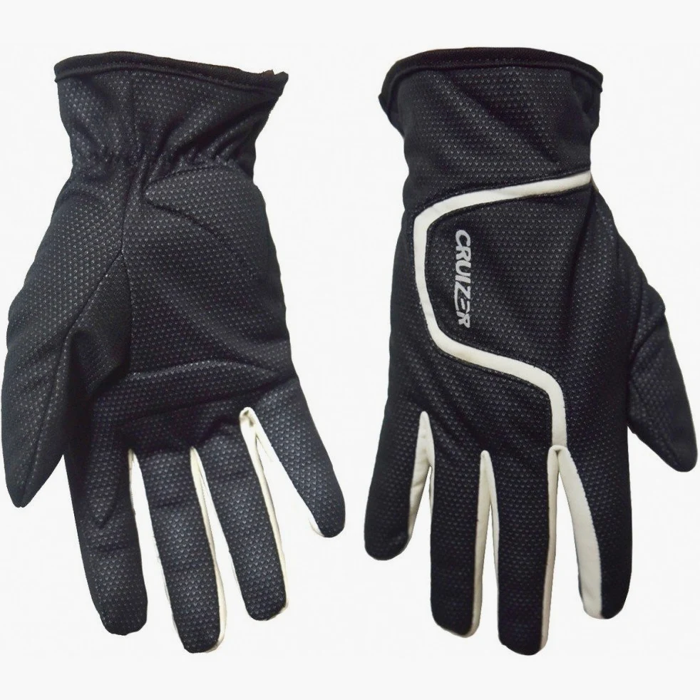 CRUIZER Rękawiczki do roweru MTB Cap Windtex zima mikropolarowe ciepłe z wstawkami w kolorze czarnym