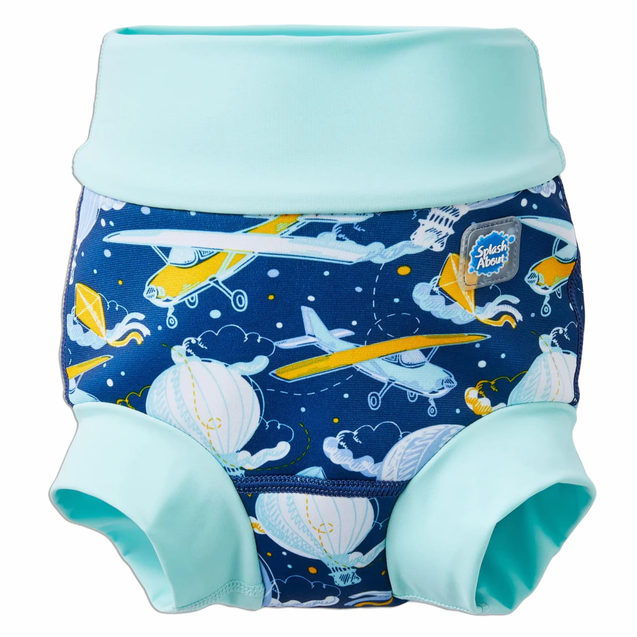 Splash About Happy Nappy Duo Wiederverwendbare Schwimmwindel, Up in the Air, 12-24 miesiące