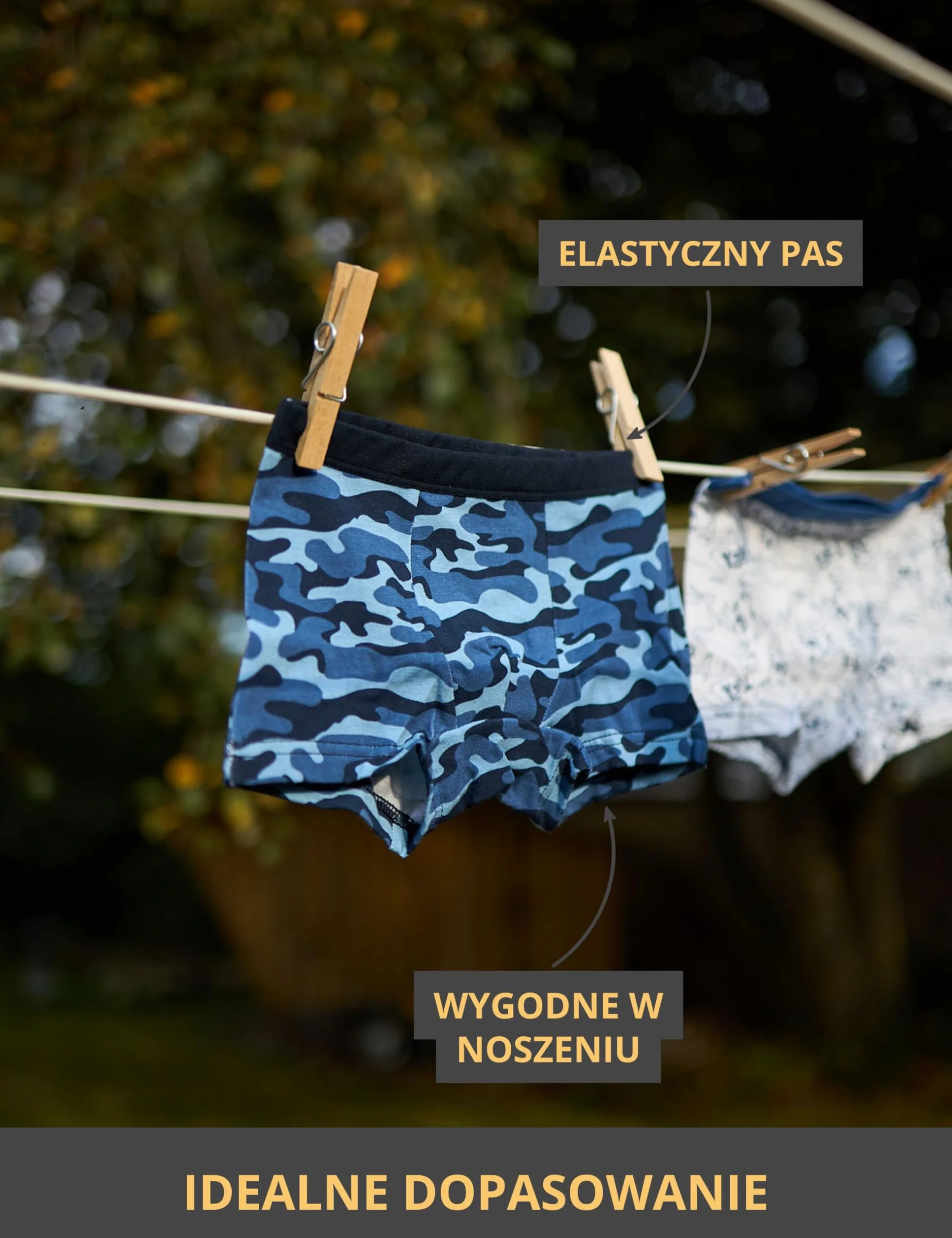 Basic Treasure Podstawowy Skarb 8-pak bokserek chłopięcych z bawełny Oeko-TEX, bielizna dziecięca, bielizna chłopięca