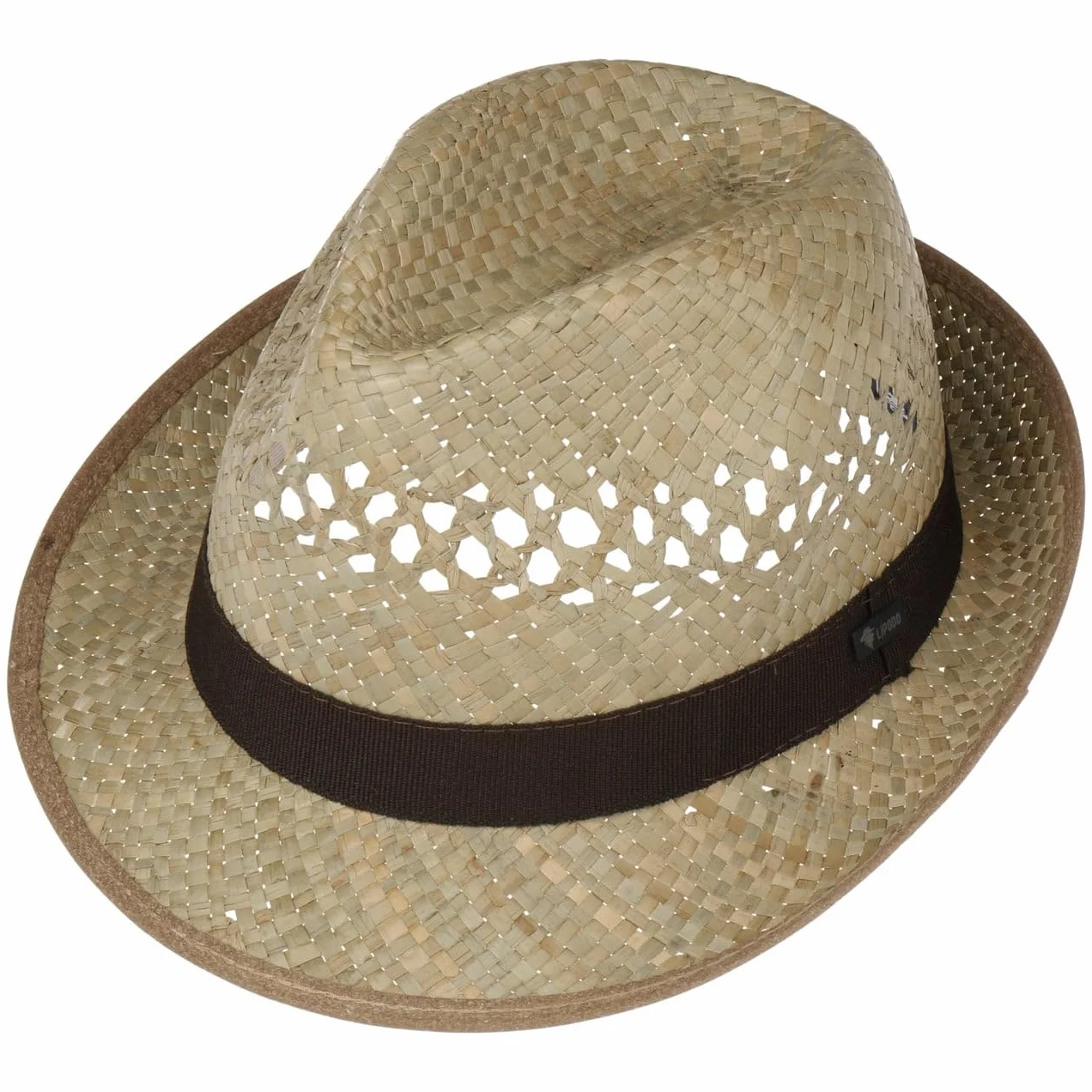 LIPODO Classic Trilby kapelusz słomkowy Wyprodukowano we Włoszech