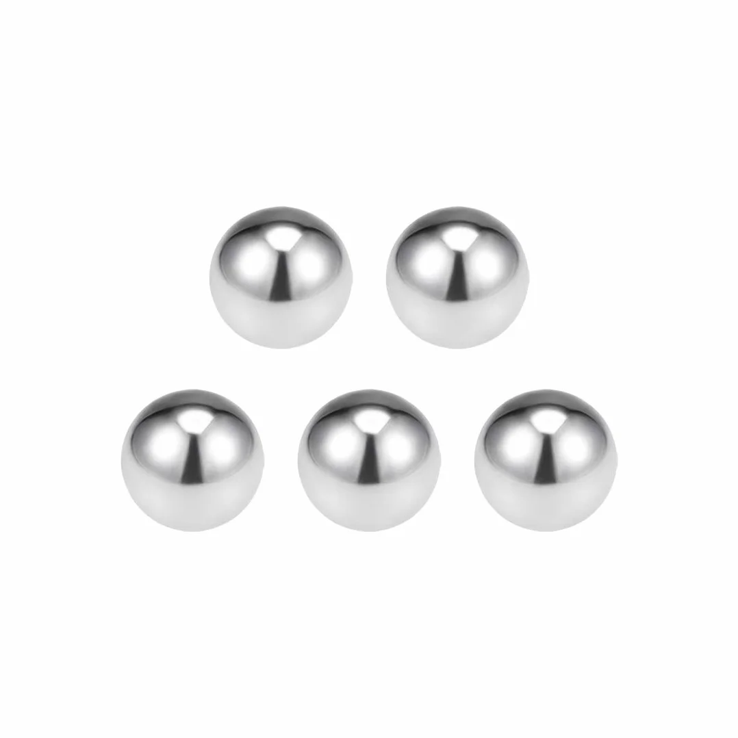 sourcing map Kulki łożyskowe precyzyjne G200 12 mm - 19 mm stal szlachetna 304 12 mm (5 sztuk)