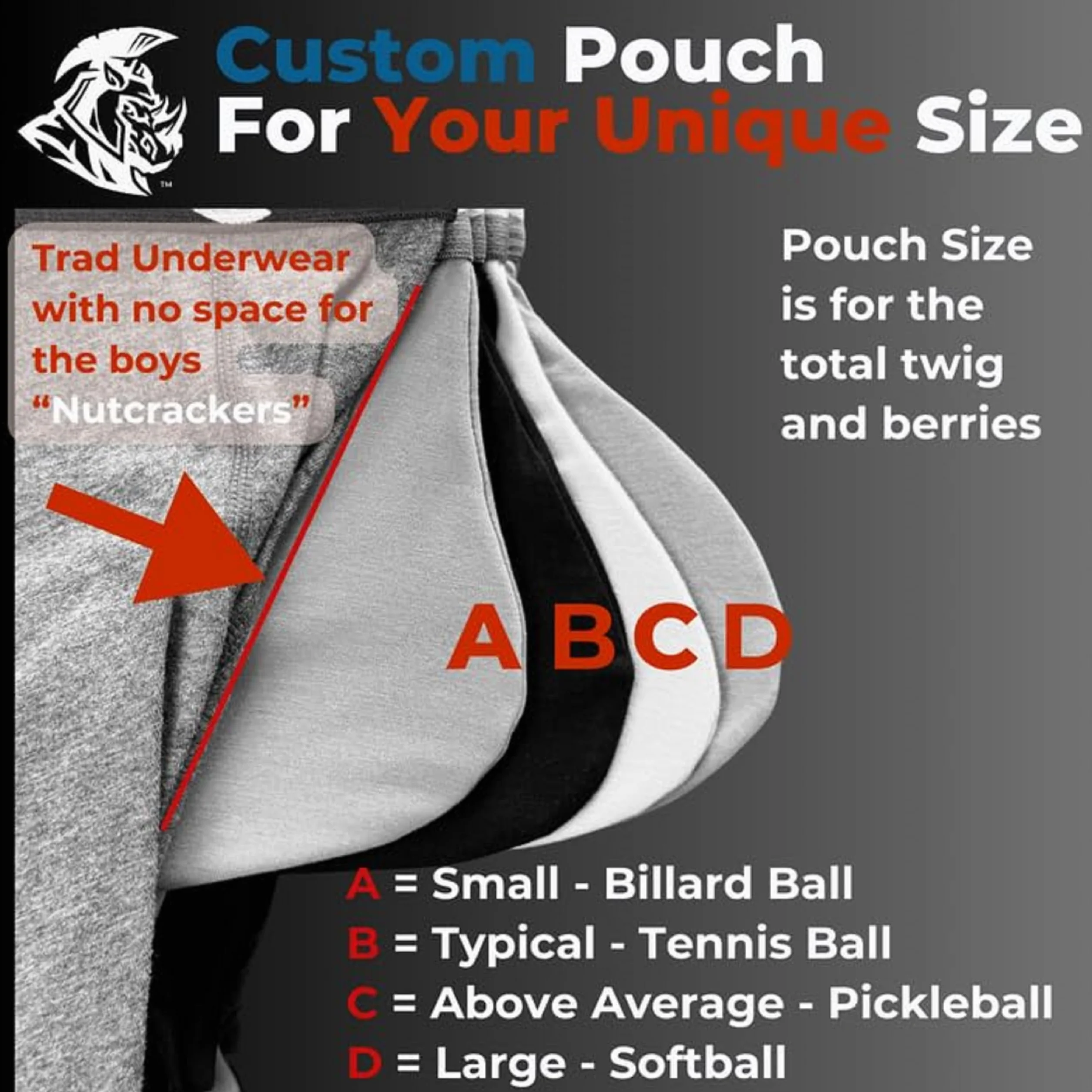 Real Men Jock Boxer Slip Nylon Pouch 4 Pk Bianco Nero Grigio Ciano