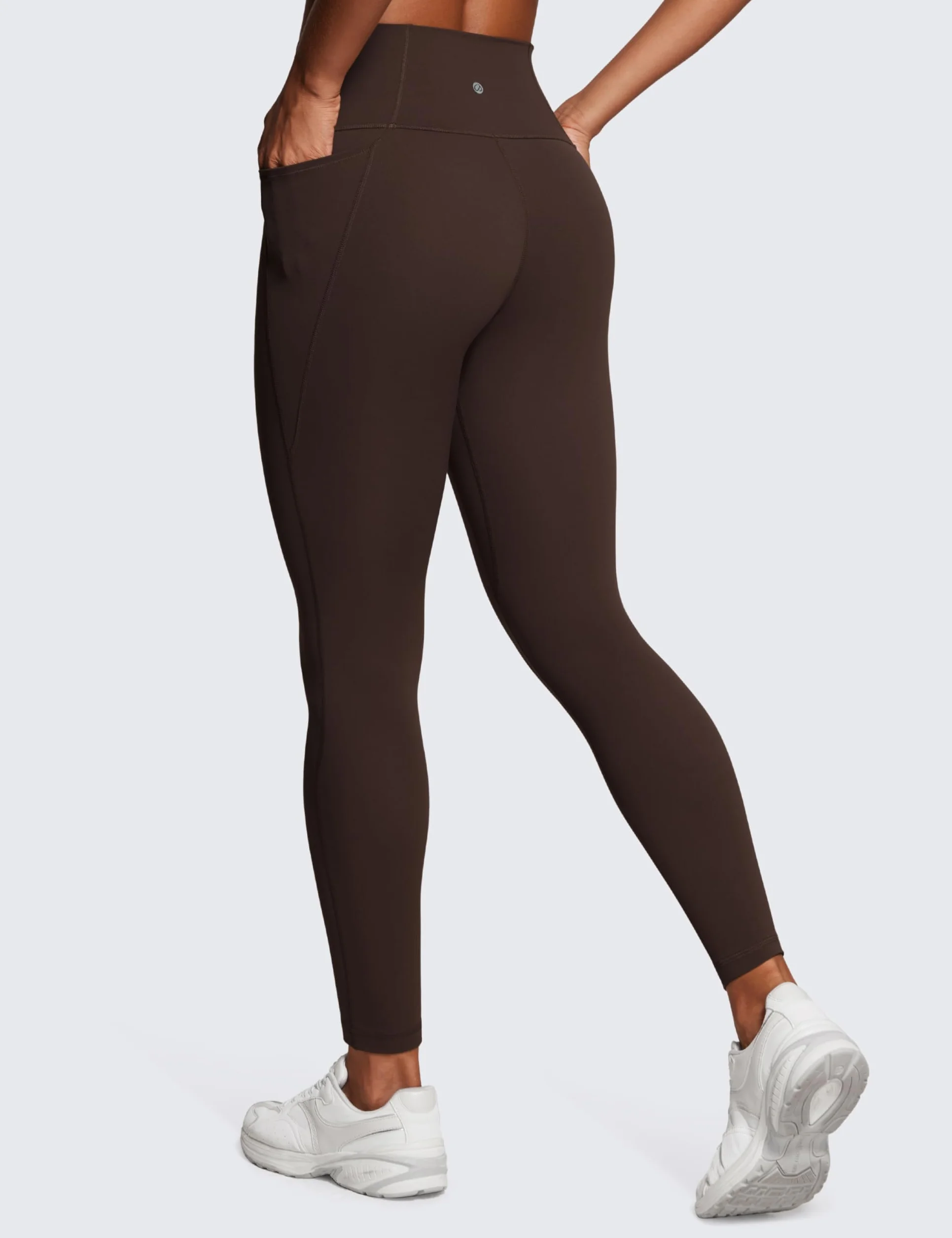 CRZ YOGA Damskie Legginsy Butterluxe Gym 28''-Legginsy treningowe o wysokiej talii z kieszeniami Masło Miękkie Legginsy jogi