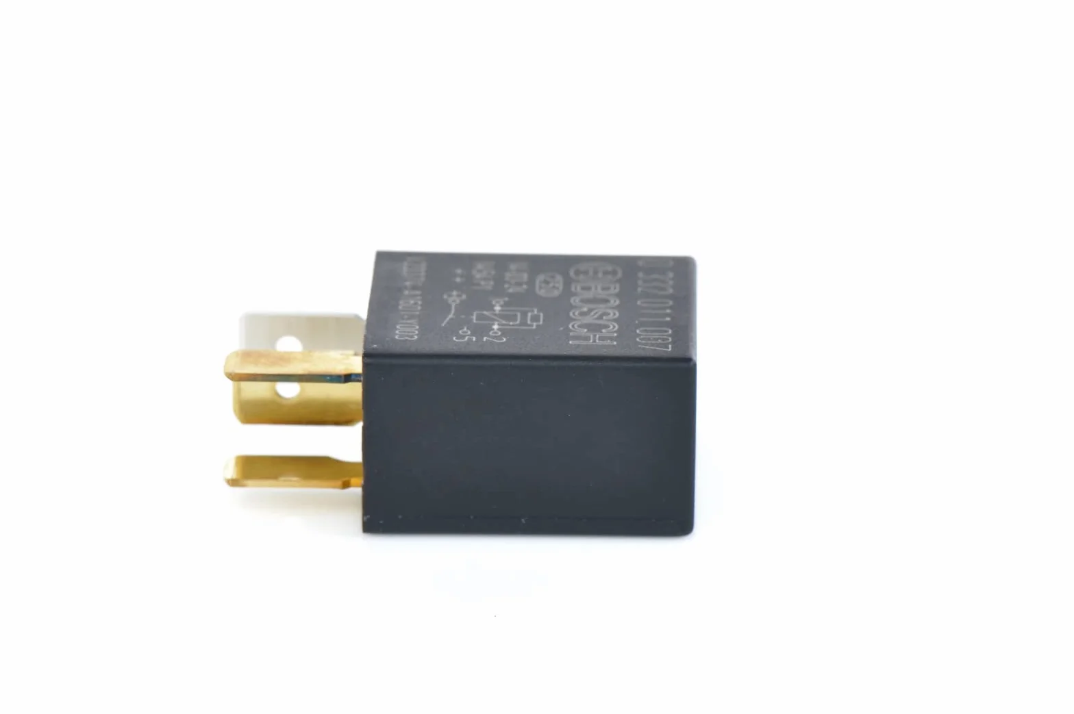 Bosch 0332011007 mikro-przekaźnik 12 V 30 A, IP5K4, temperatura robocza od -40° do 100°, przekaźnik zwierny, 4 piny