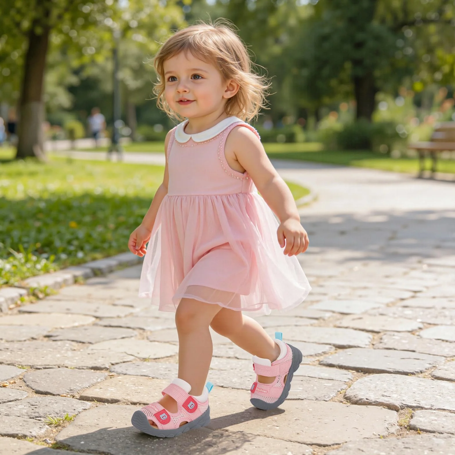 MASOCIO Buty dla chłopców i dziewczynek letnie sandały pierwsze kroki miękka podeszwa antypoślizgowa