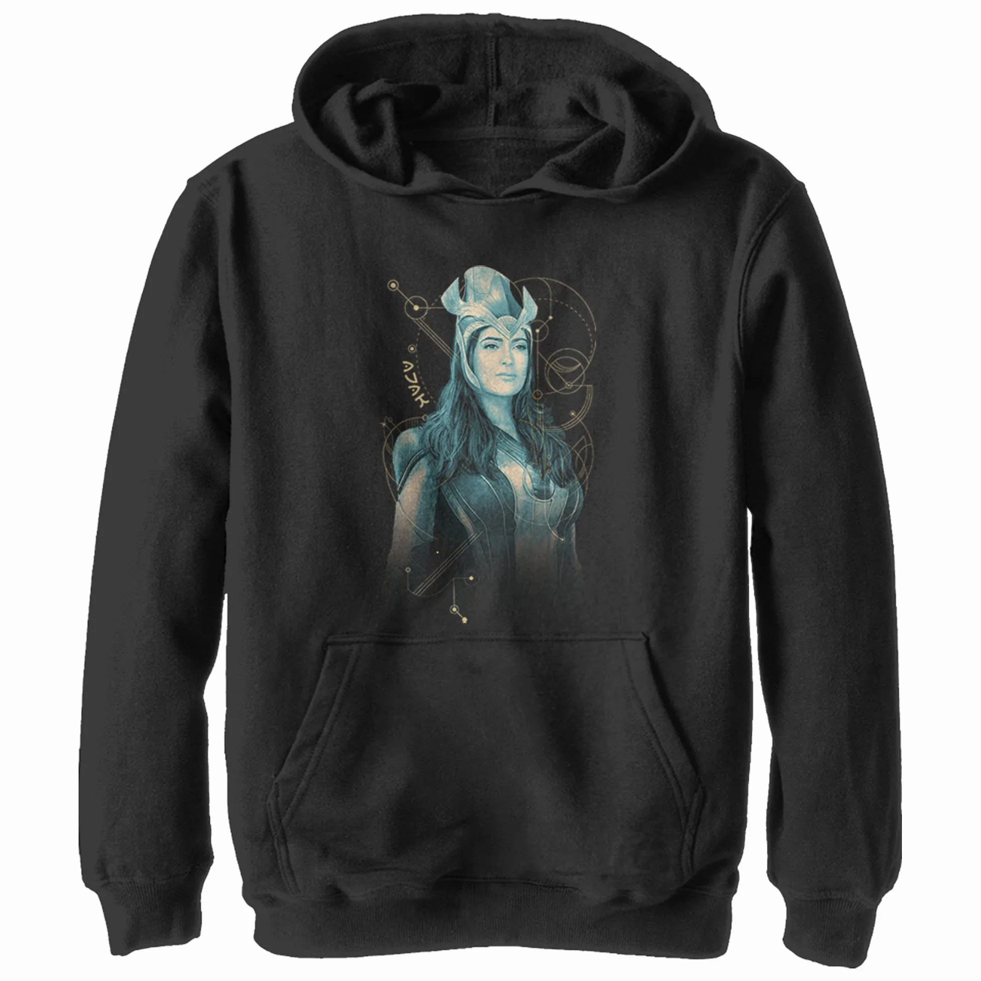 Marvel Chłopięca Ajak Teal bluza z kapturem, czarna, S, czarny, S