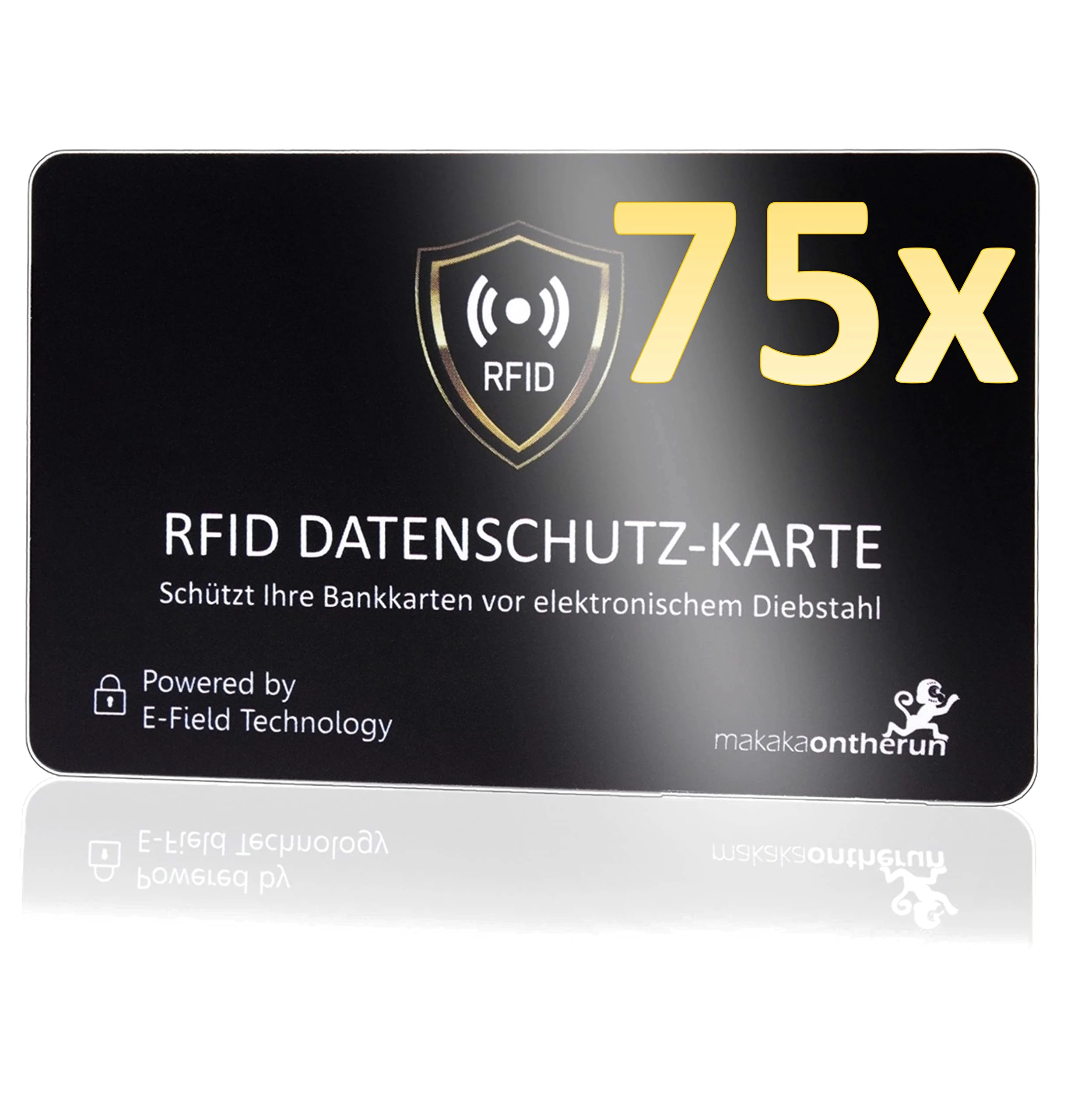 DEKRA + EMV sprawdzona karta blokująca RFID 360° ochrona RFID zakłócacz elektroniczny - karta blokująca NFC - karta ochronna do dużego portfela - karta ochronna przed kradzieżą danych - karta