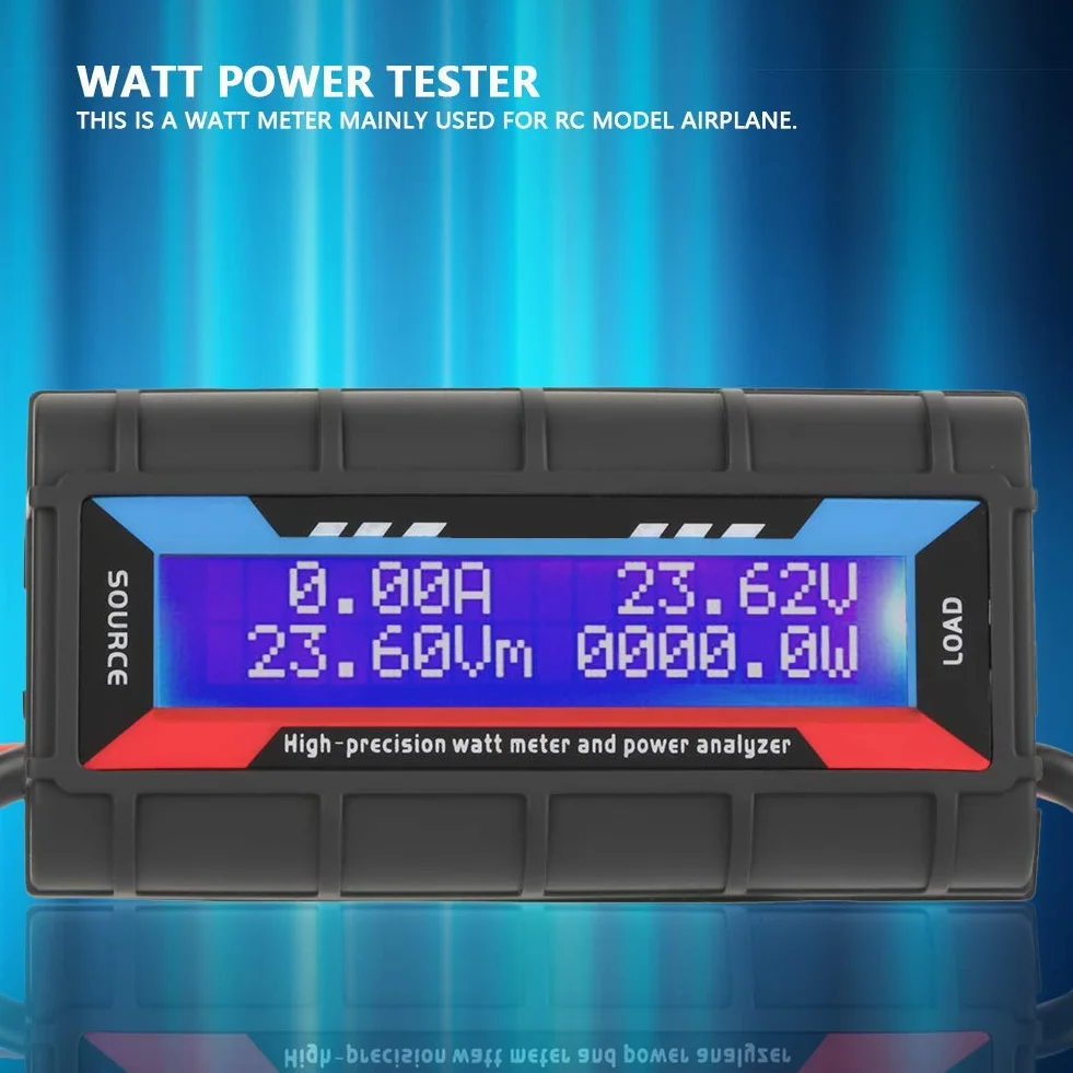 4.8V ~ 60V 150A Watomierz o Wysokiej Dokładności do Panelu Słonecznego, Watomierz Słoneczny Watomierz Analizator Mocy Wyświetlacz Miernika Mocy 12 V Watomierz Miernik Napięcia
