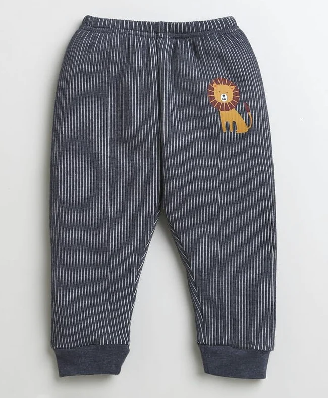 BUMZEE Peb9636 T-shirt termiczny i spodnie do biegania dla chłopców, pełne rękawy, bawełna, ciemnoszary