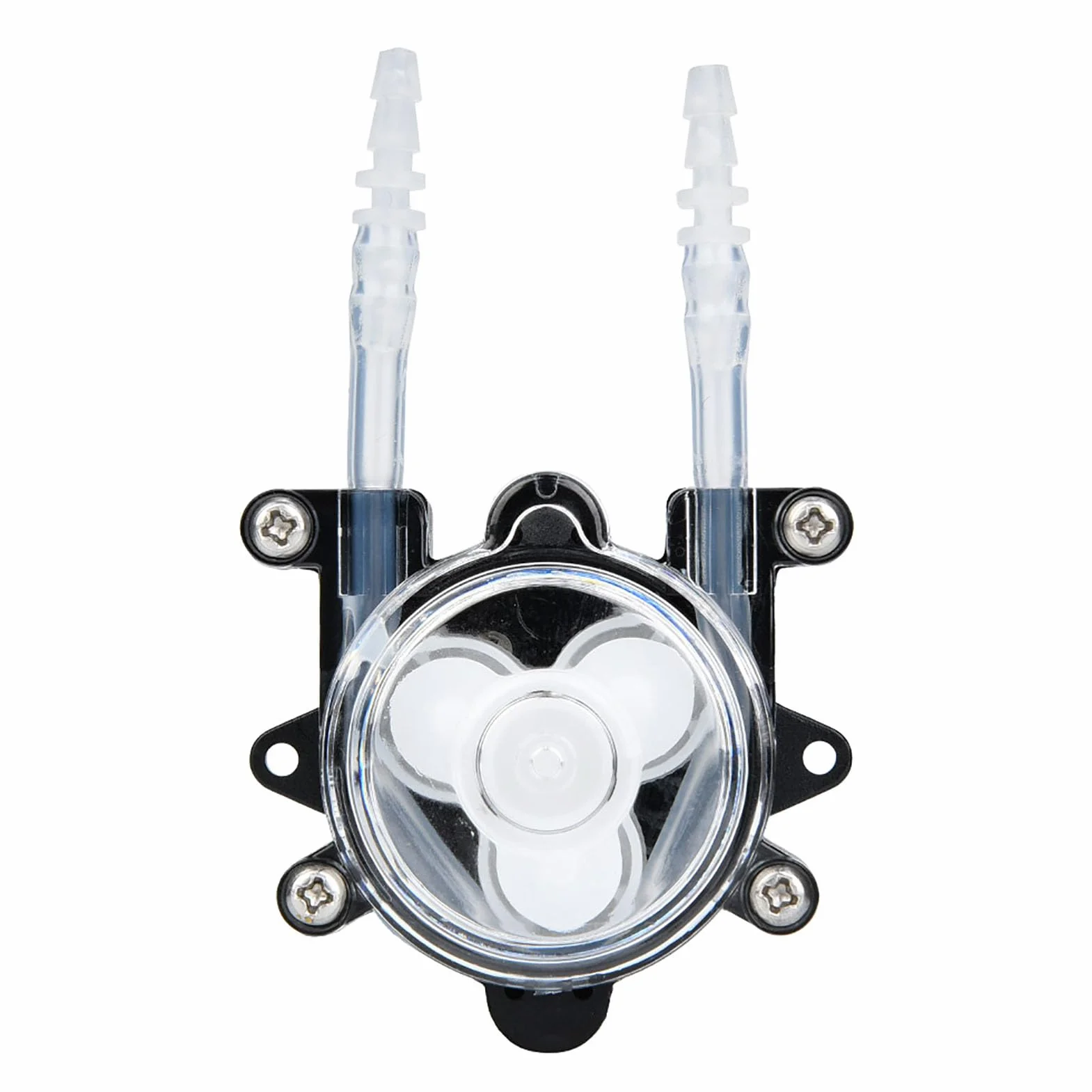 Mini pompa perystaltyczna DC 12 V laboratoryjna pompa dozująca do laboratorium o stałym przepływie, pompa dozująca do kontroli natężenia przepływu (rura gumowa 3 x 5 mm)