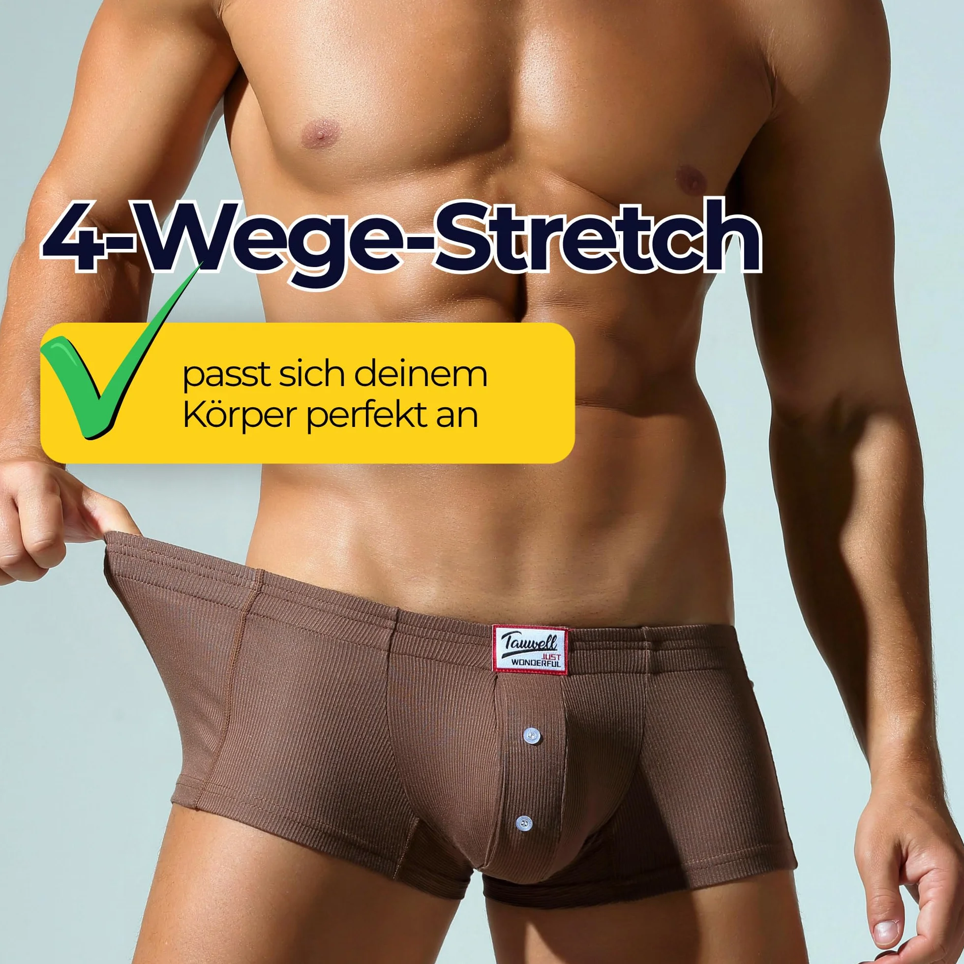 Męskie bokserki wiskoza Soft Ice Silk Low Rise hipsterska