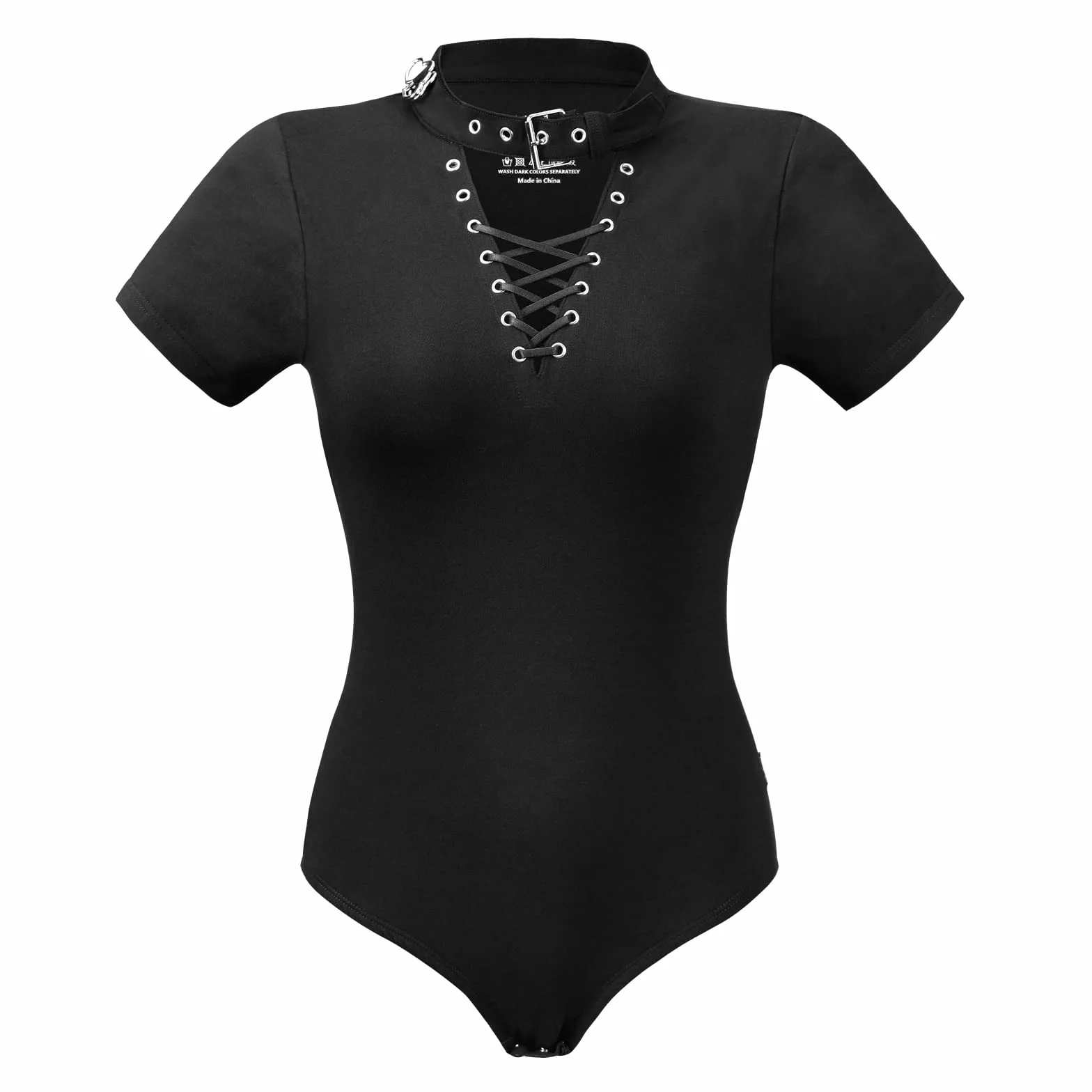 LittleForBig Bawełniany śpioszki Onesie Piżama Bodysuit-Goth Tease Onesie