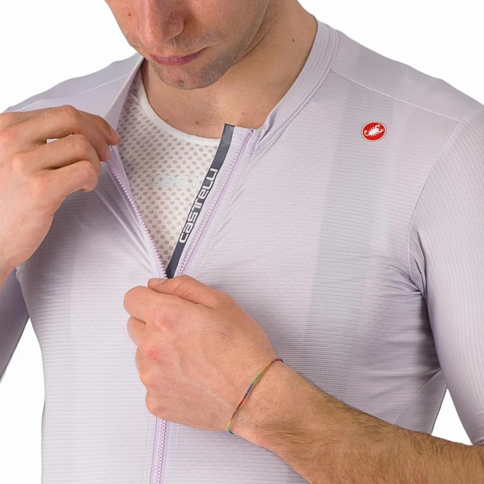 CASTELLI Espresso koszulka techniczna męska, Mglisty fiolet/ciemnoszary, XXL