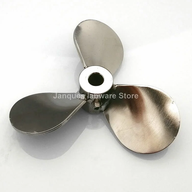 1 szt. OD 60 mm do 200 mm wirnik ze stali nierdzewnej typ trzy - ostrze mieszadło dyspersja wiosło mieszadło farba farba emulsja ostrze (rozmiar: OD60mm-otwór8mm)