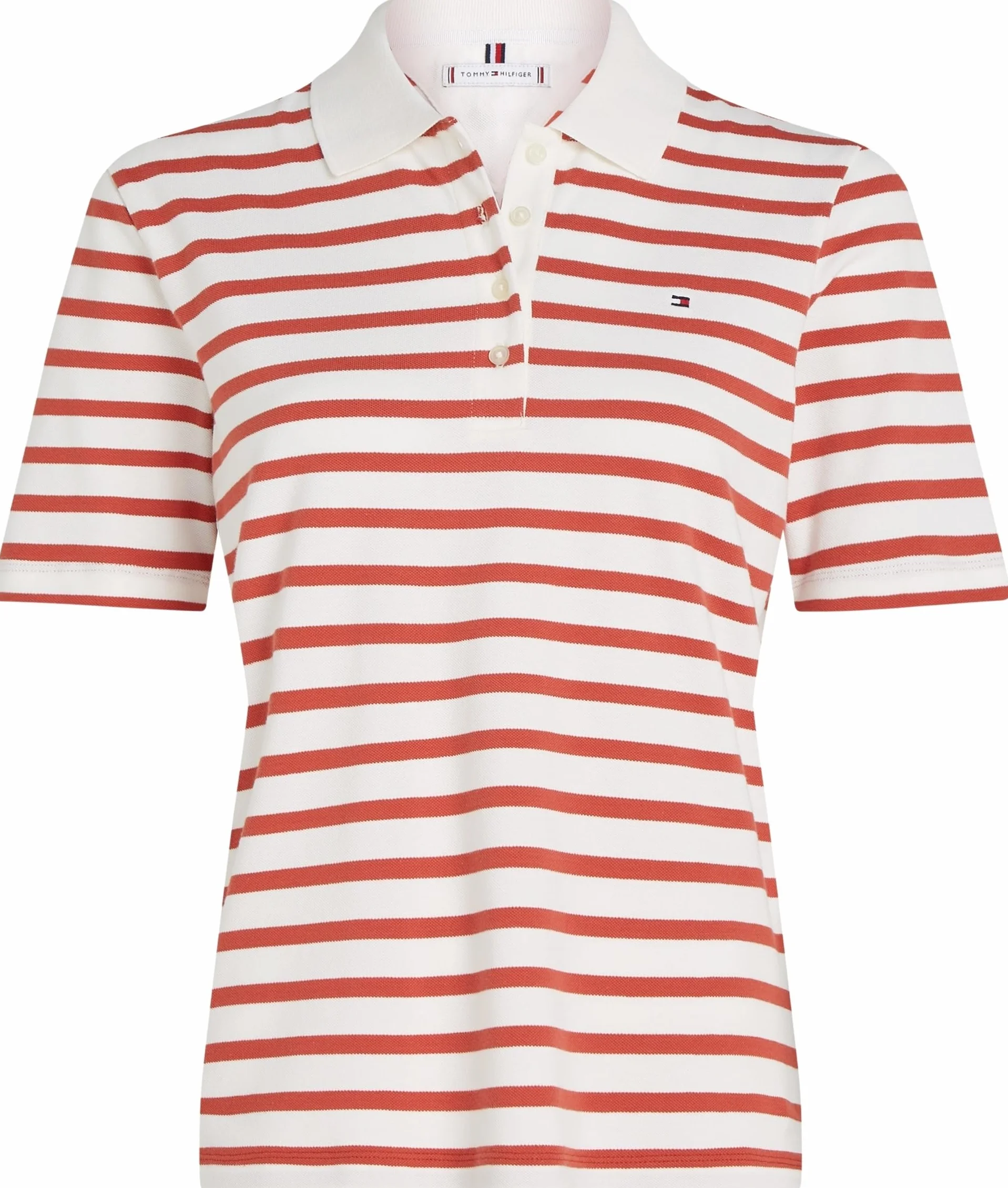 Tommy Hilfiger S/S Polos Kobiety 1985 Reg Pique Stripe Polo Ss