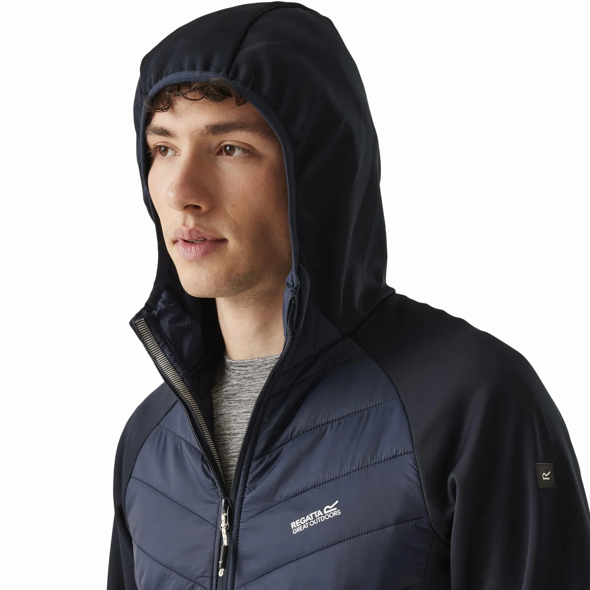 Regatta Wyściełany płaszcz Mężczyźni Wyściełana kurtka z kapturem Soft Shell (1 w zestawie)