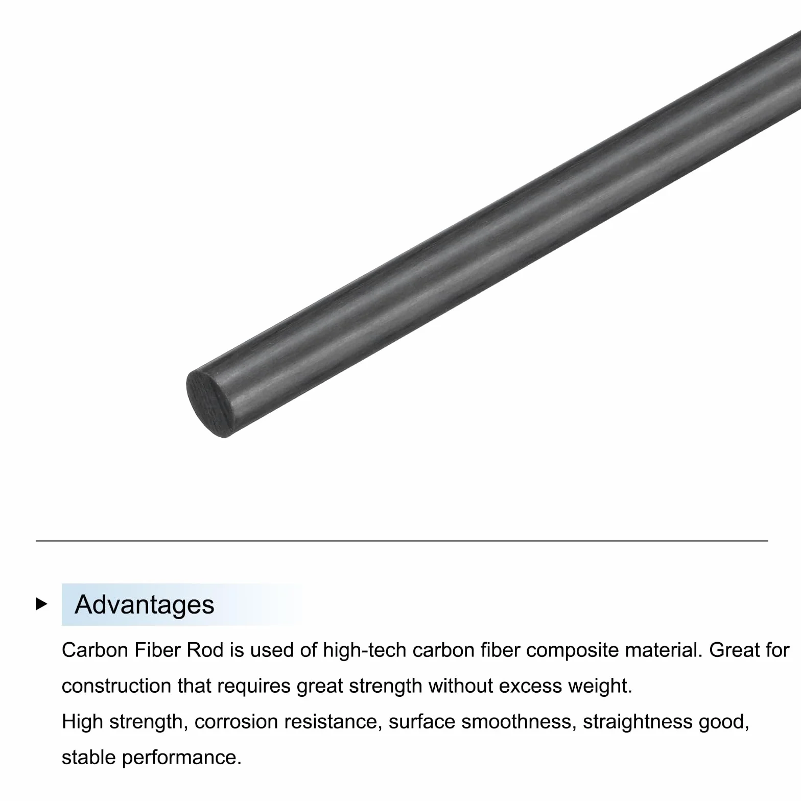 QUARKZMAN Pręt z włókna węglowego, pręt węglowy 1,5 mm x 300 mm do samolotów RC DIY latawce, rurki do skrzydeł quadkoptera, zestaw naprawczy do ramion, 9 szt