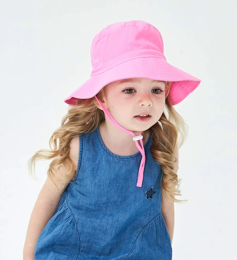 DRESHOW Kapelusz przeciwsłoneczny dla dziecka Animal Bucket Hat UPF 50+