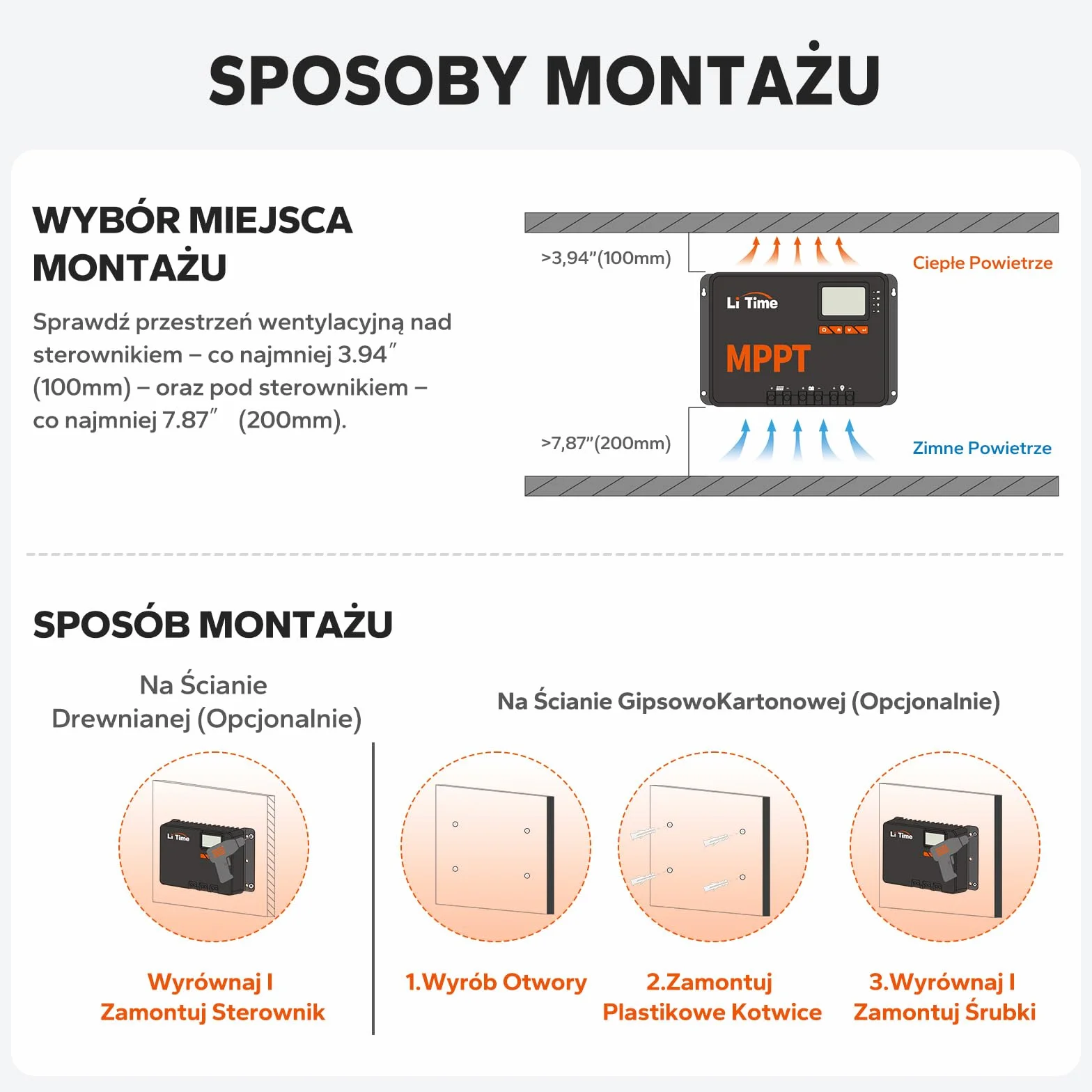 LiTime Regulator Ładowania Solarnego 30A, MPPT Solarny Regulator Ładowania 12V Dzięki Adapterowi Bluetooth, Regulowanemu Wyświetlaczowi LCD, Kontroler MPPT Nadaje Się do Użytku z Bateriami Litowymi