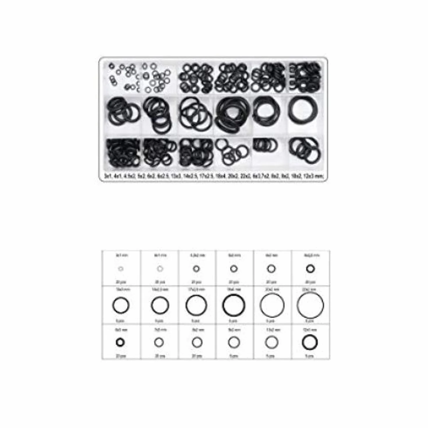 YATO yt-06877 Asortyment O-ring