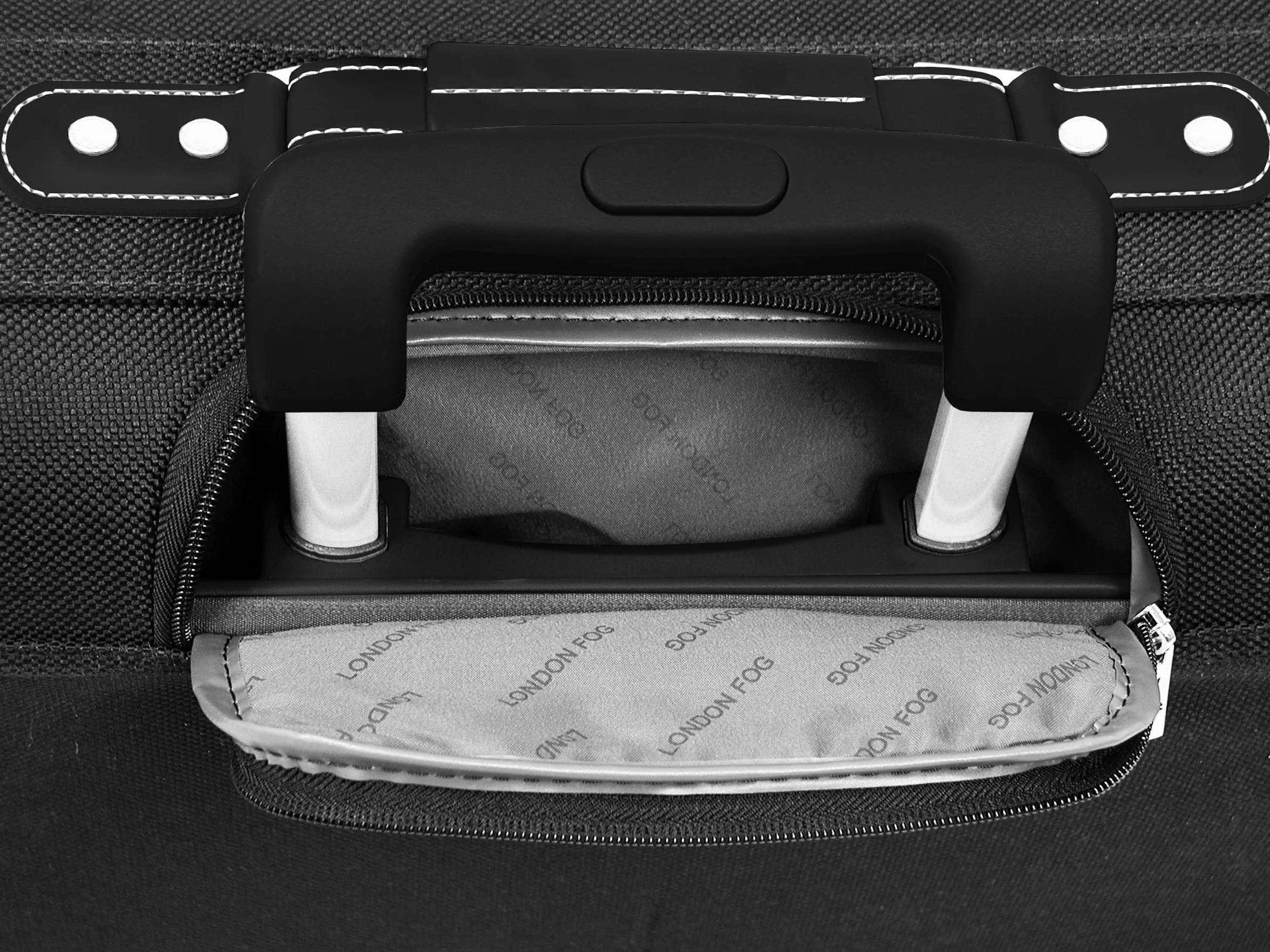 London Fog Buckingham torba na ubrania na kółkach 112 cm, Czarny, 44-Inch, Buckingham 112 cm torba na ubrania na kółkach