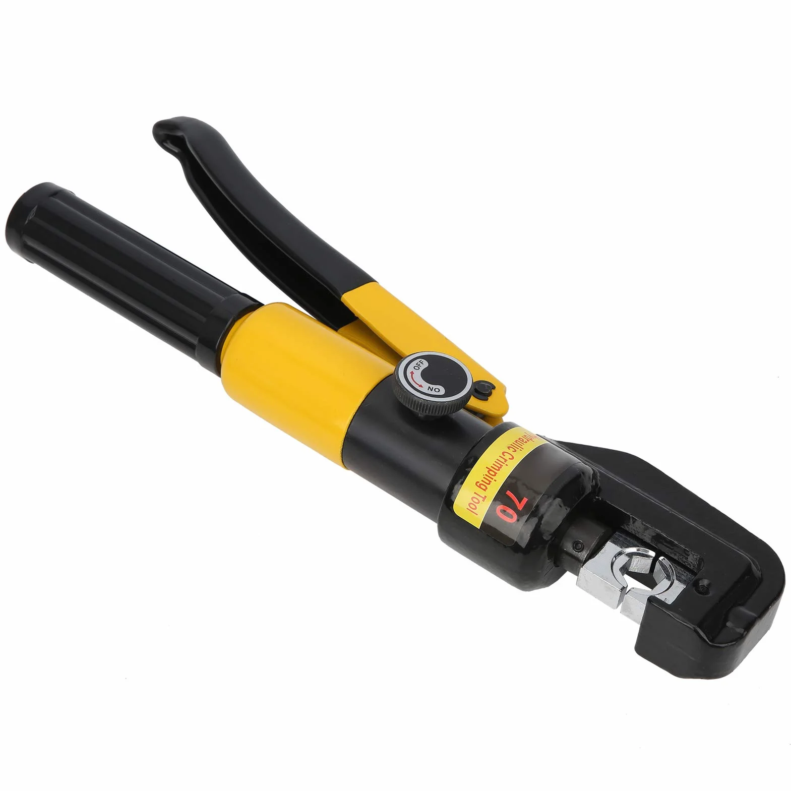 Narzędzie do zaciskania, szczypce hydrauliczne 6 ton Zintegrowane przenośne narzędzie do zaciskania ciśnieniowego z 16-częściowymi formami YQK-70 Pasuje do agregatów prądotwórczych, pojazdów rekreacyj
