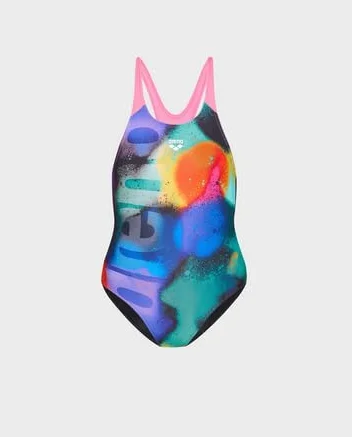 Arena Pełny Dziewczynki Swimsuit Swim Pro Back