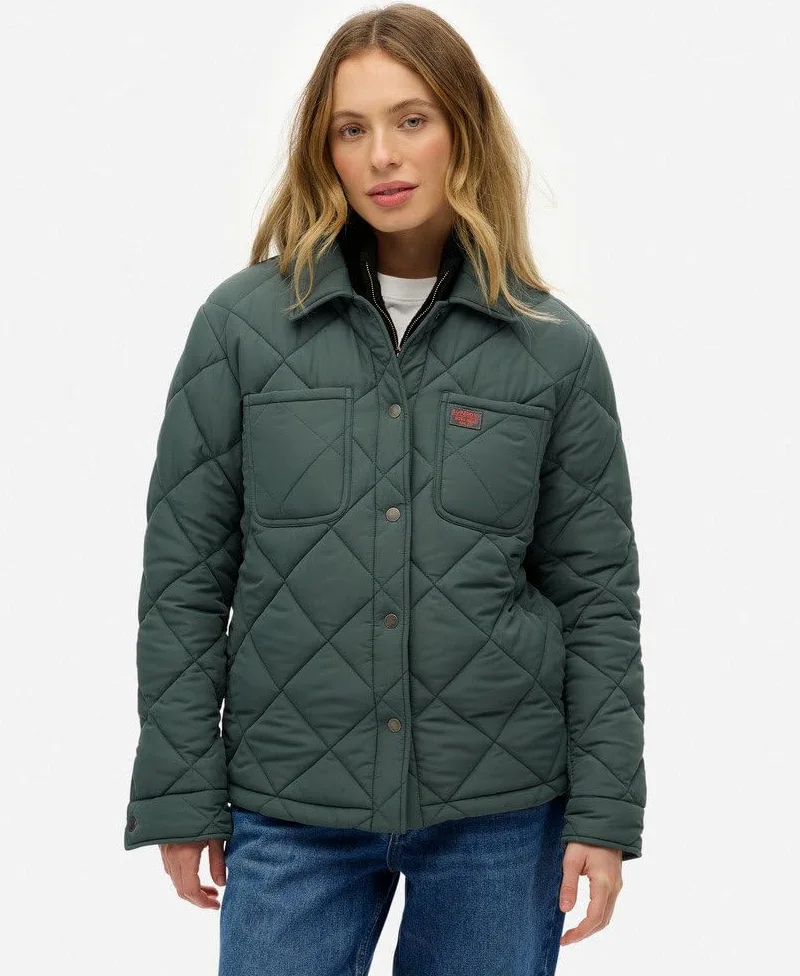 Superdry Damska pikowana kurtka robocza