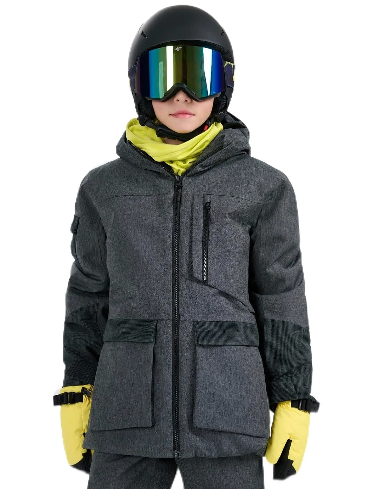 4F Kurtka snowboardowa membrana 10000 dziecięca