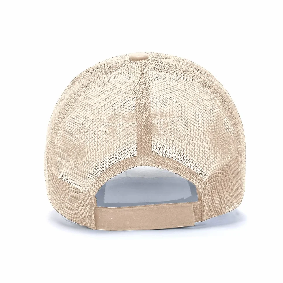 YAMEE Letnia męska czapka bejsbolówka, letnia czapka baseballowa, letnia, regulowana, oddychająca (obwód czapki: 56-60 cm)