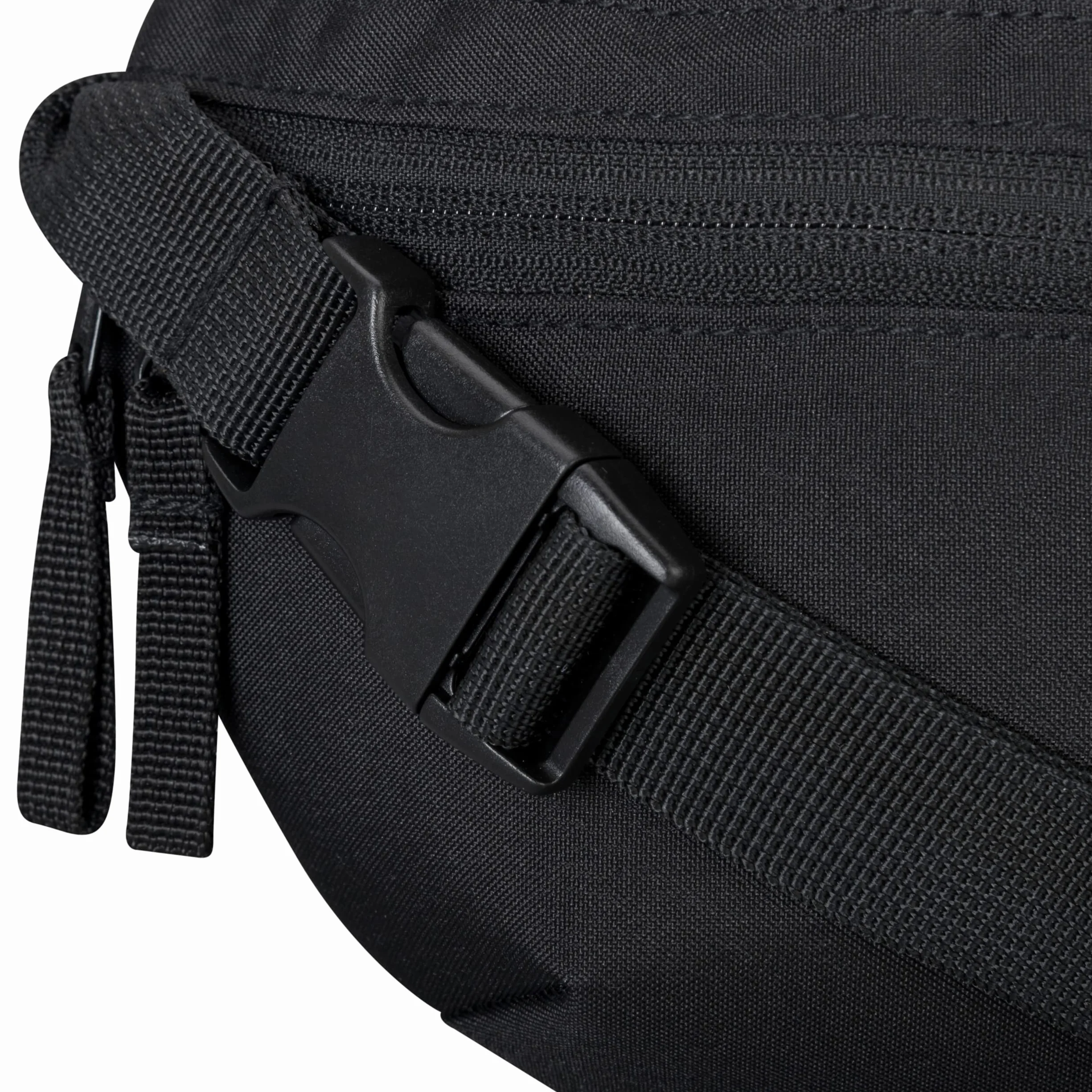LARKSON Torba nerka damska i męska - Finn - saszetka biodrowa do uprawiania sportu na świeżym powietrzu w mieście - stylowa torba na pasek na festiwal - Crossbody Bag z paskiem - wodoodporna, czarny, Einheitsgröße