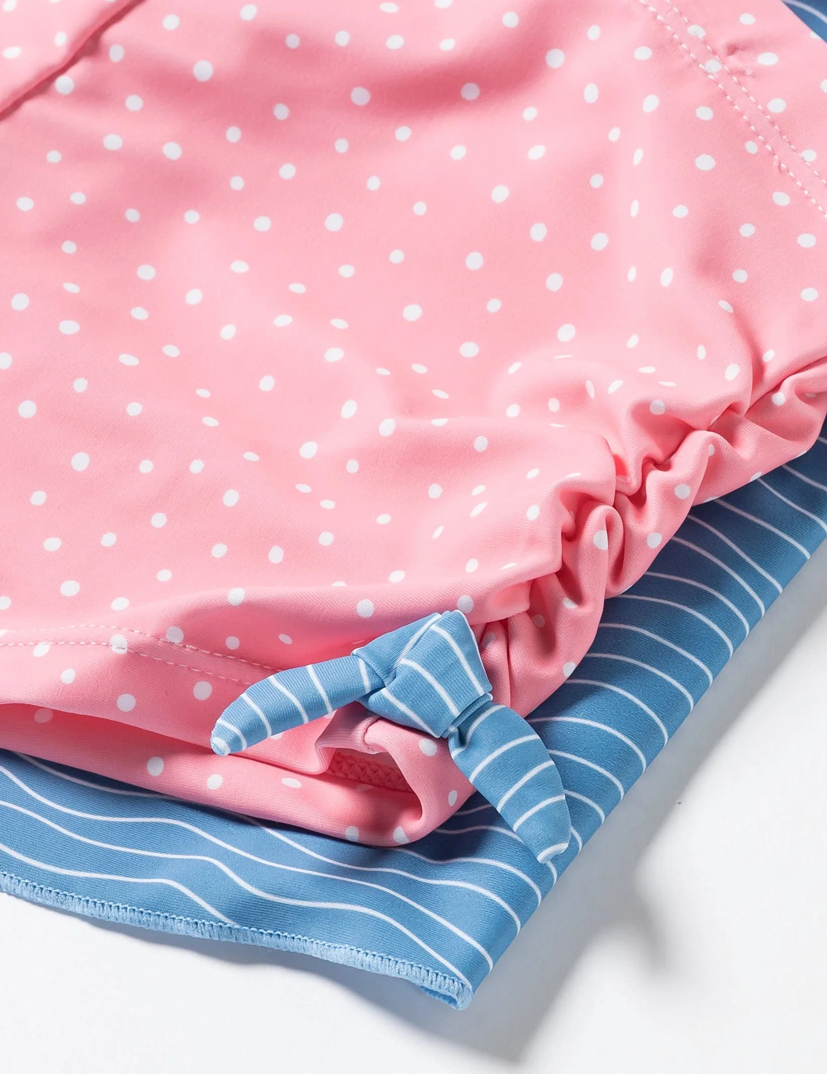 Playshoes Podstawowy zestaw koszul Schwimm dziewczyny niebieski różowy 110-116