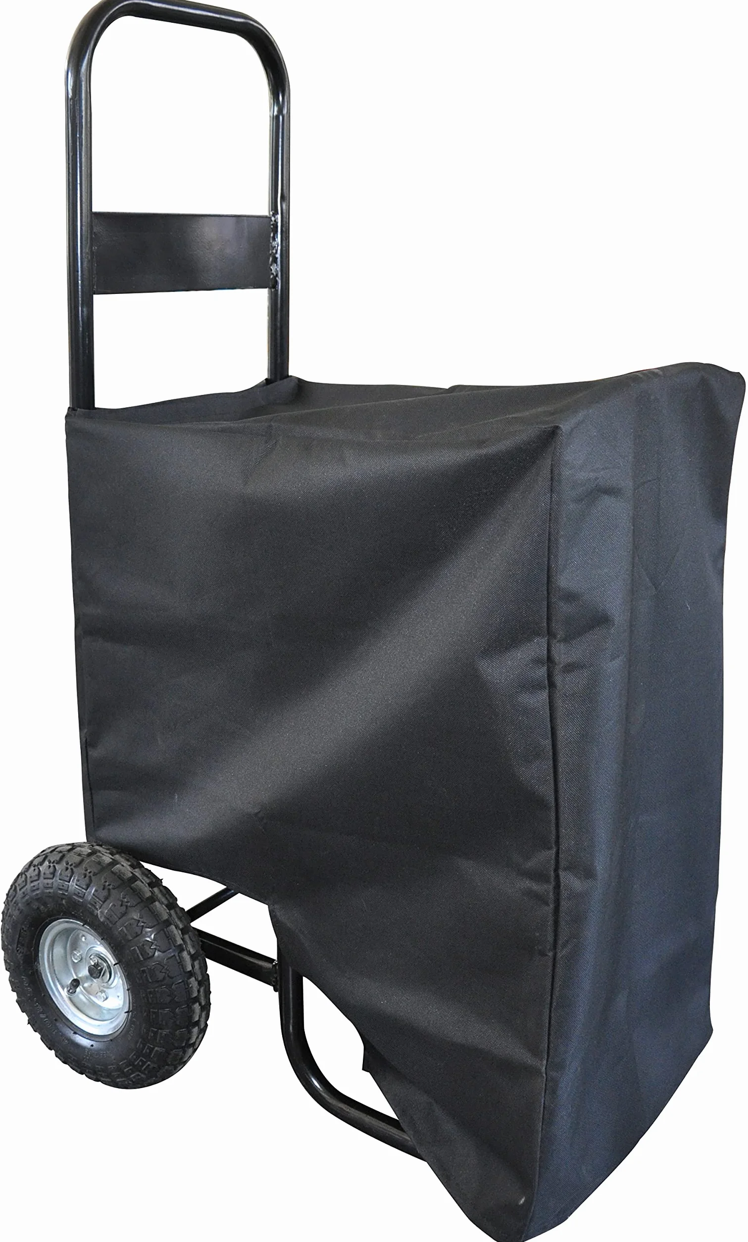 GREENSTAR - Wózek na słupki - z osłoną ochronną - Maks. pojemność 150kg - Ergonomiczna konstrukcja - nadmuchiwane koła - 60x52x108 cm