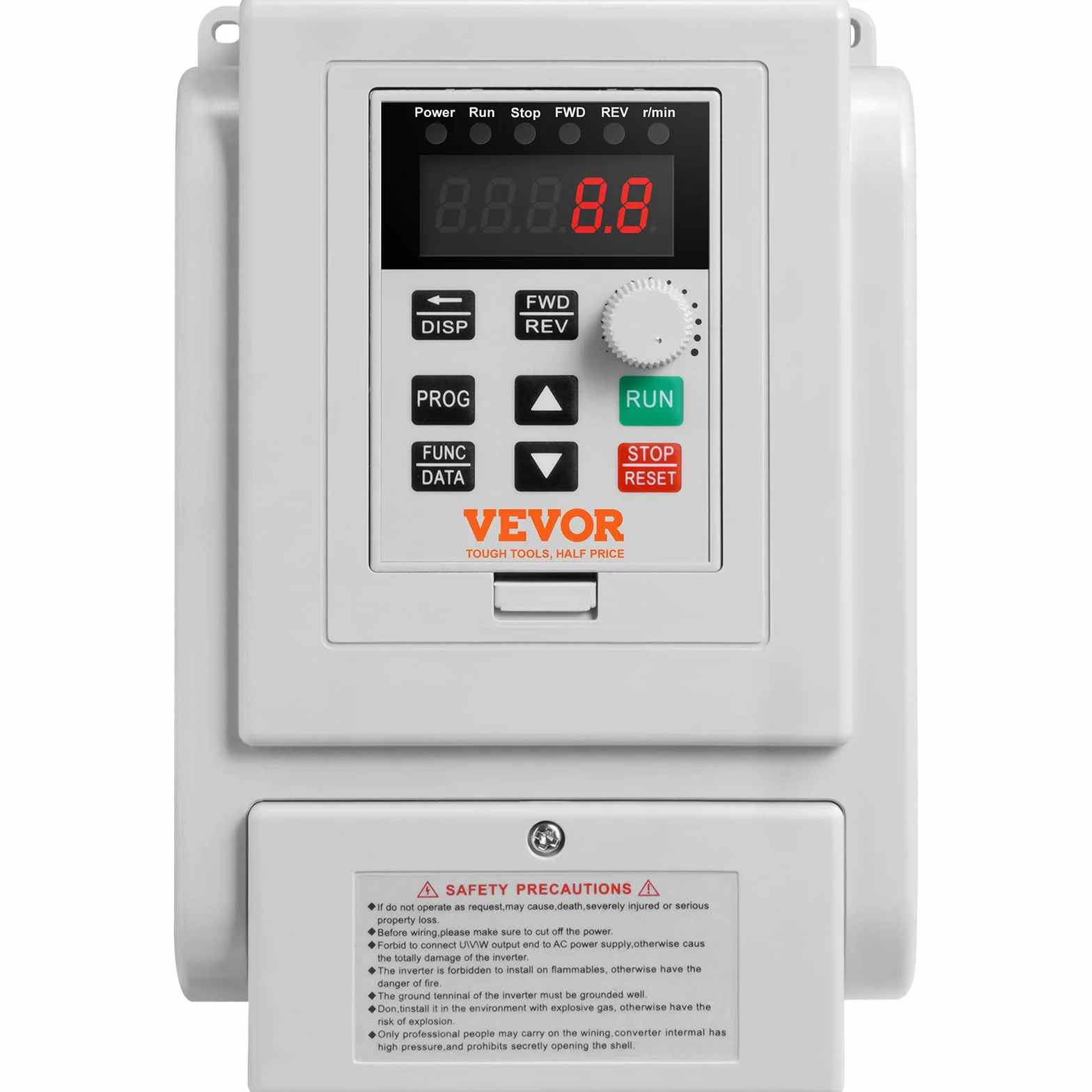 VEVOR 2,2 kW 10 A 3 KM przetwornica częstotliwości VFD AC 220–240 V regulator częstotliwości, regulator prędkości, przetwornik częstotliwości, silnik falownika, VFD, zmienna częstotliwość, w zestawie