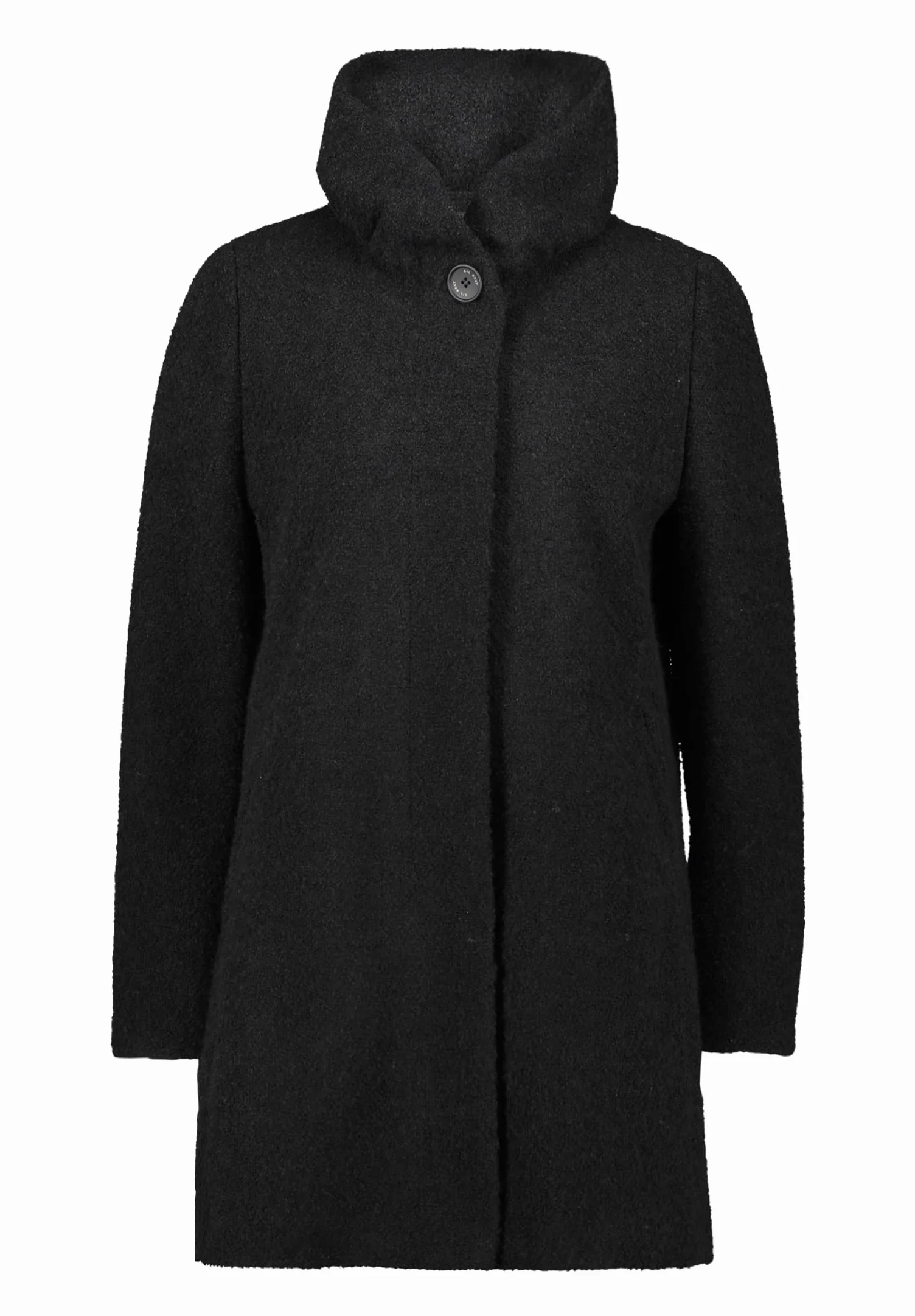 Gil Bret Płaszcz damski, wełniany płaszcz, Jet Black, 42
