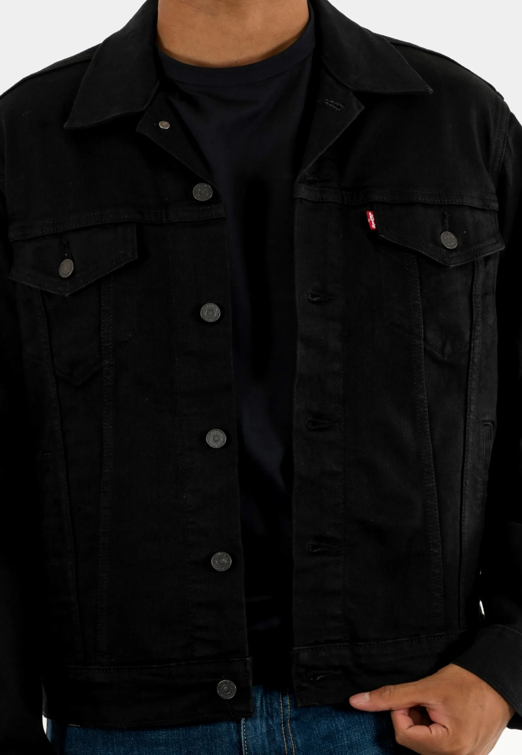 Levi's The Trucker Jacket Mężczyźni,Dark Horse,XL