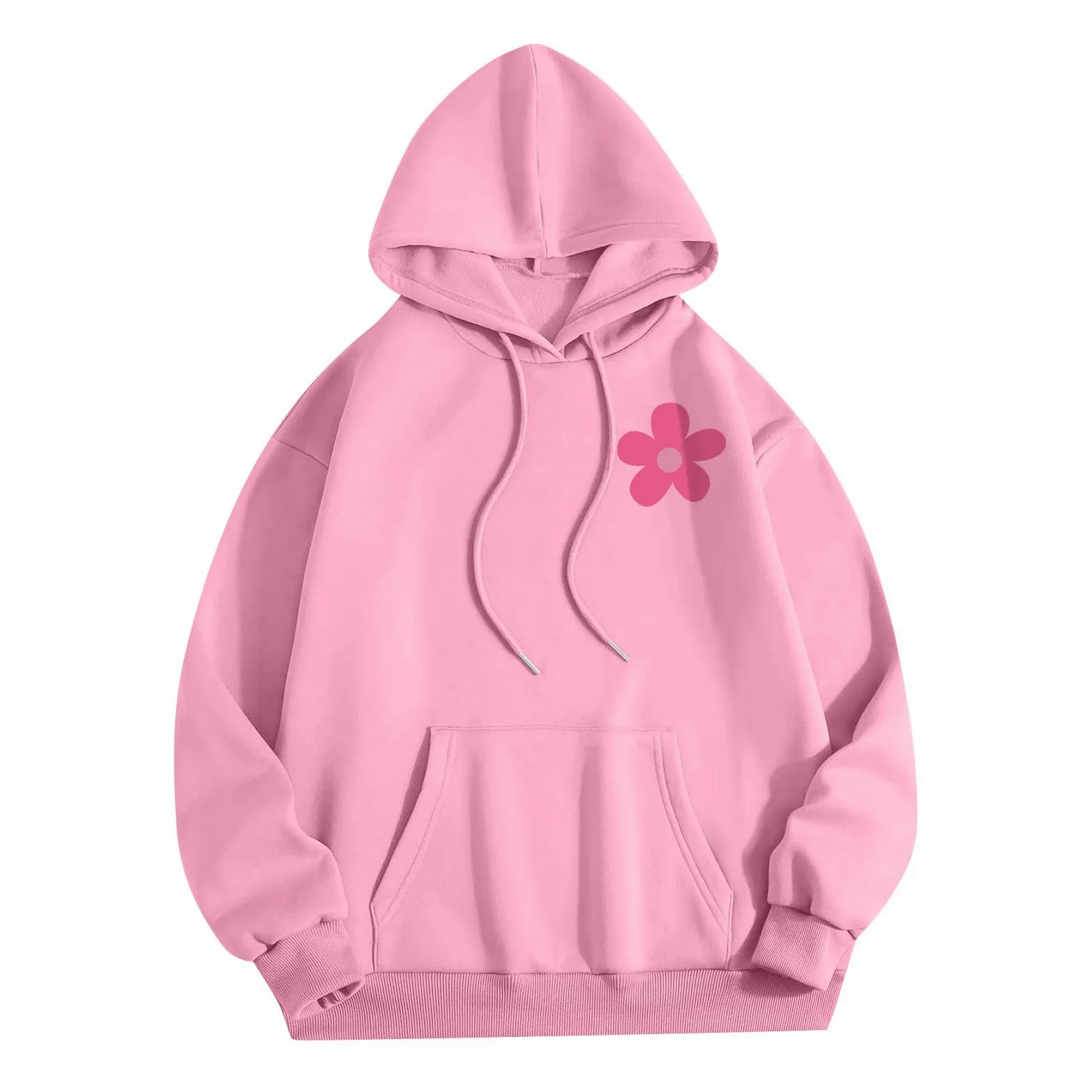 Różowa bluza z kapturem z motywem palmy dziewczęca bluza śliczne bluzy oversize bluza z kapturem damskie bluzy i bluzy z kapturem estetyczna damska bluza z kapturem z długim rękawem bluza z kapturem