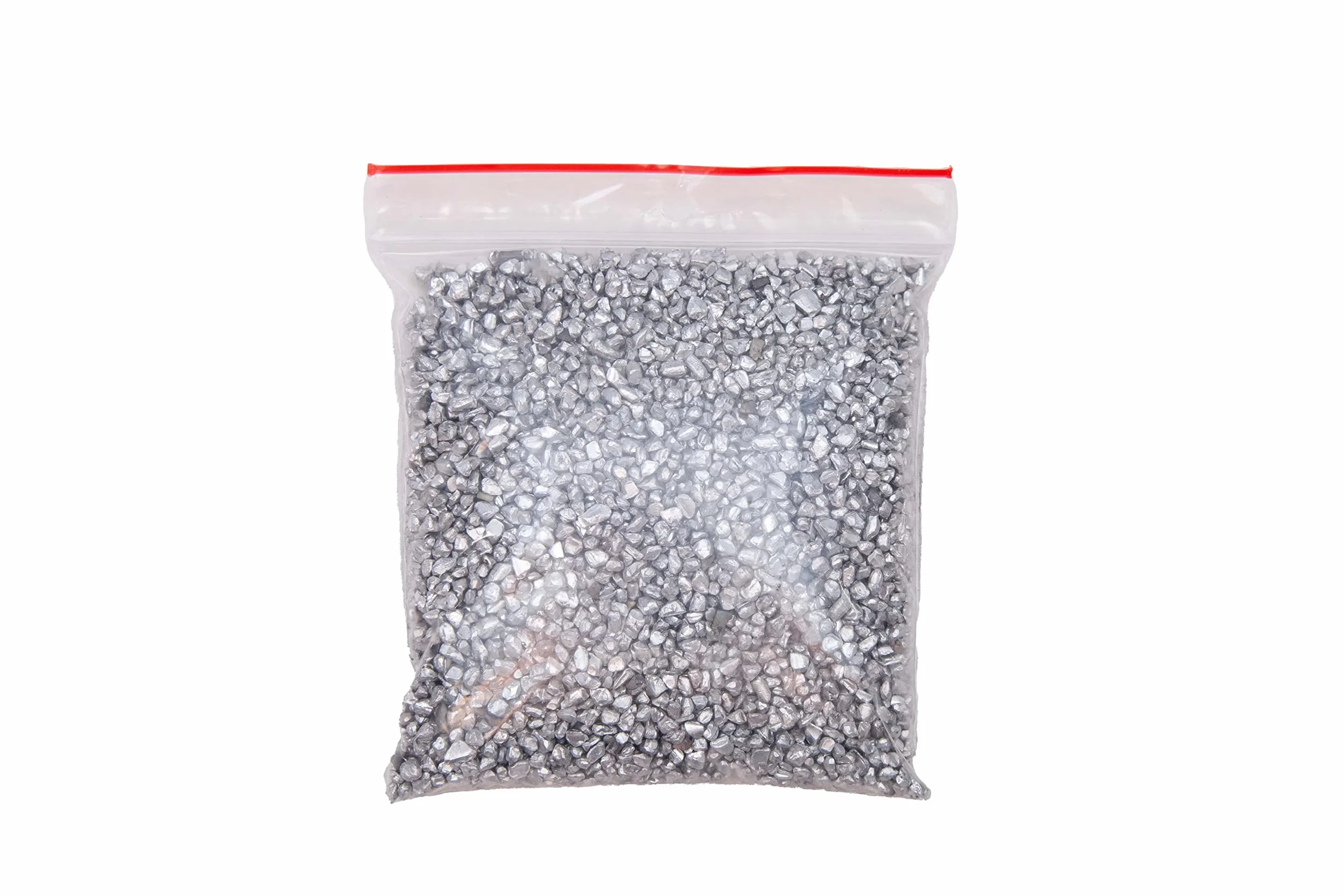 Granulat aluminiowy, 99,9% czyste aluminium, wysoka czystość, z recyklingu, 2500 g (2,5 kg)