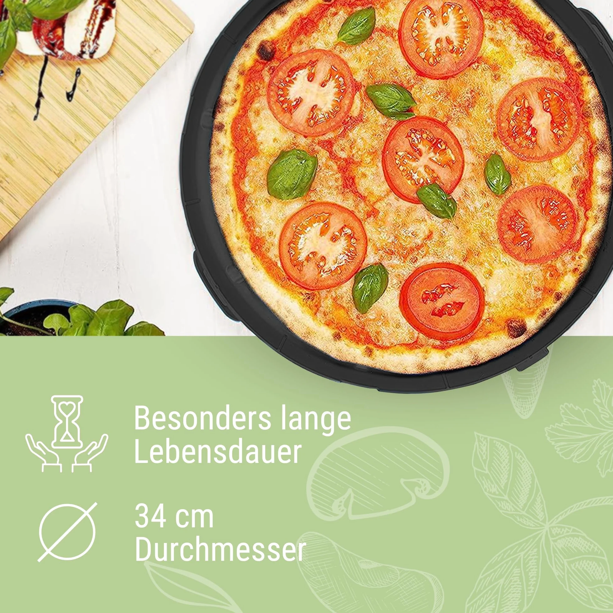 Praktyczne pudełko na pizzę ToGo w kolorze przezroczystym/czarnym, brązowym, niebieskim, zielonym i czerwonym – transportuj swoją pizzę stylowo i bezpiecznie. Kolor: czarny/przezroczysty