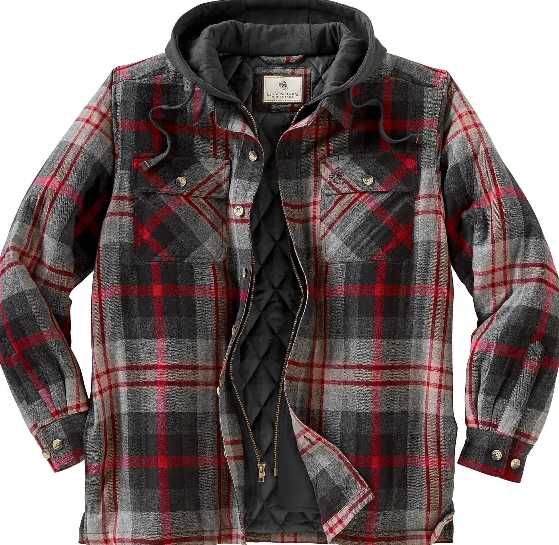 Legendary Whitetails Długi rękaw męski Maplewood Hooded Shirt Jacket