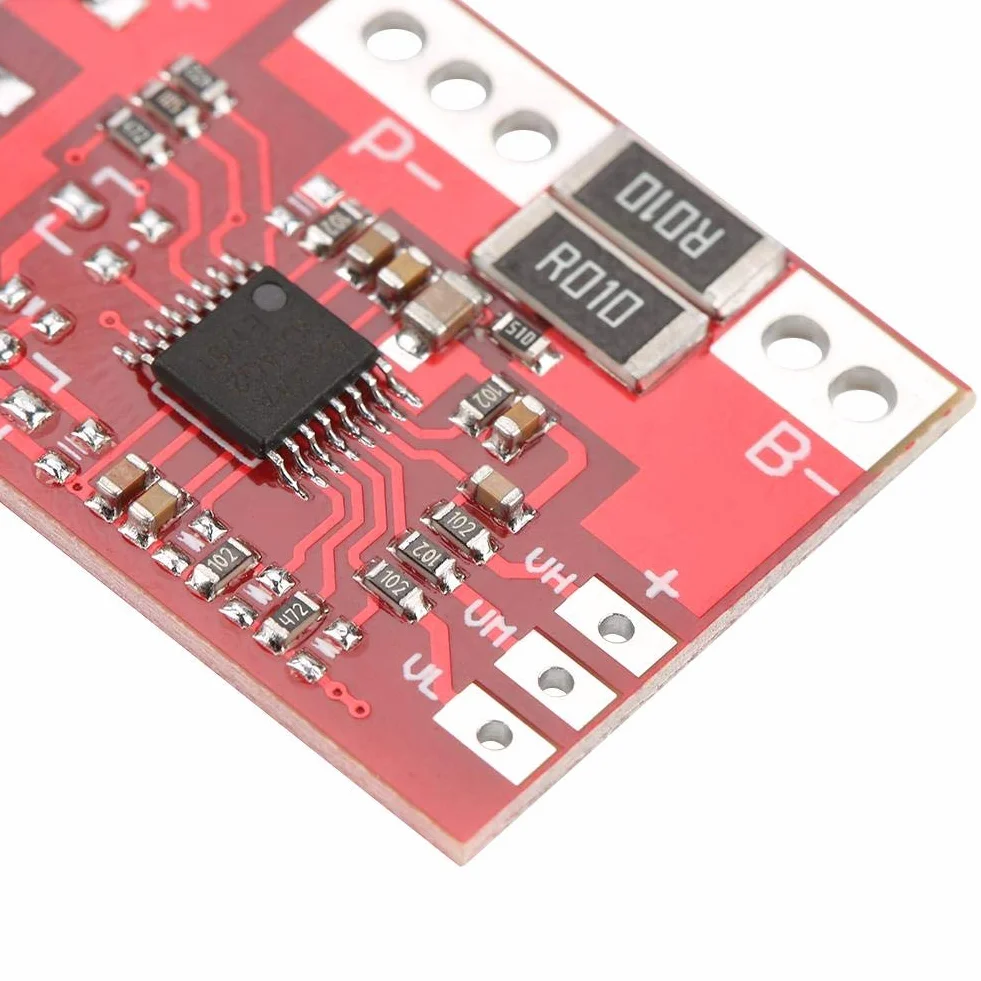 Batterieschutzmodul, Hochstrom-Lithium-Ionen-Ladegerät der Serie 4, Schutzplatine für 14,4 V, 14,8 V, 16,8 V Unterstützt die automatische Aktivierungsfunktion